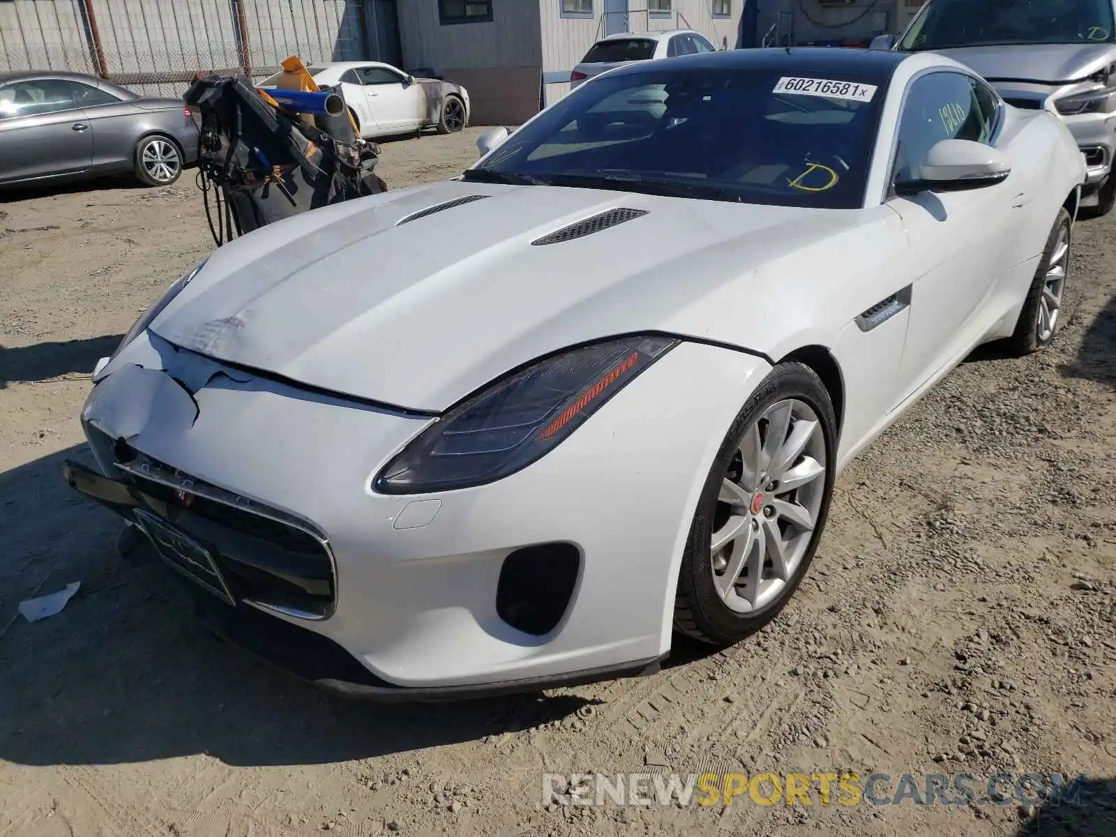 2 Фотография поврежденного автомобиля SAJDD1EV2KCK62394 JAGUAR F-TYPE 2019