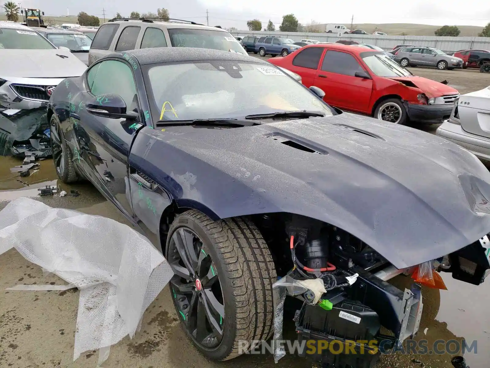 1 Photograph of a damaged car SAJDD1GX0KCK59797 JAGUAR F-TYPE 2019