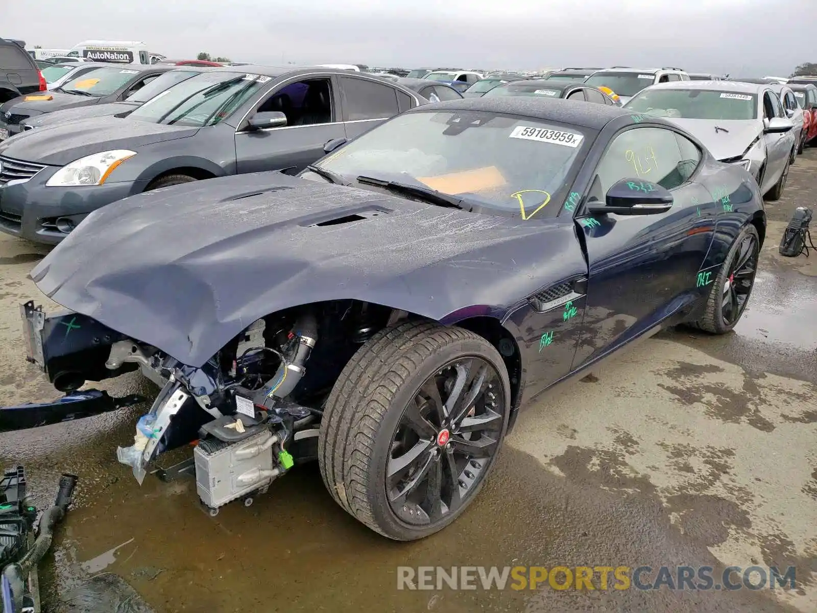 2 Photograph of a damaged car SAJDD1GX0KCK59797 JAGUAR F-TYPE 2019