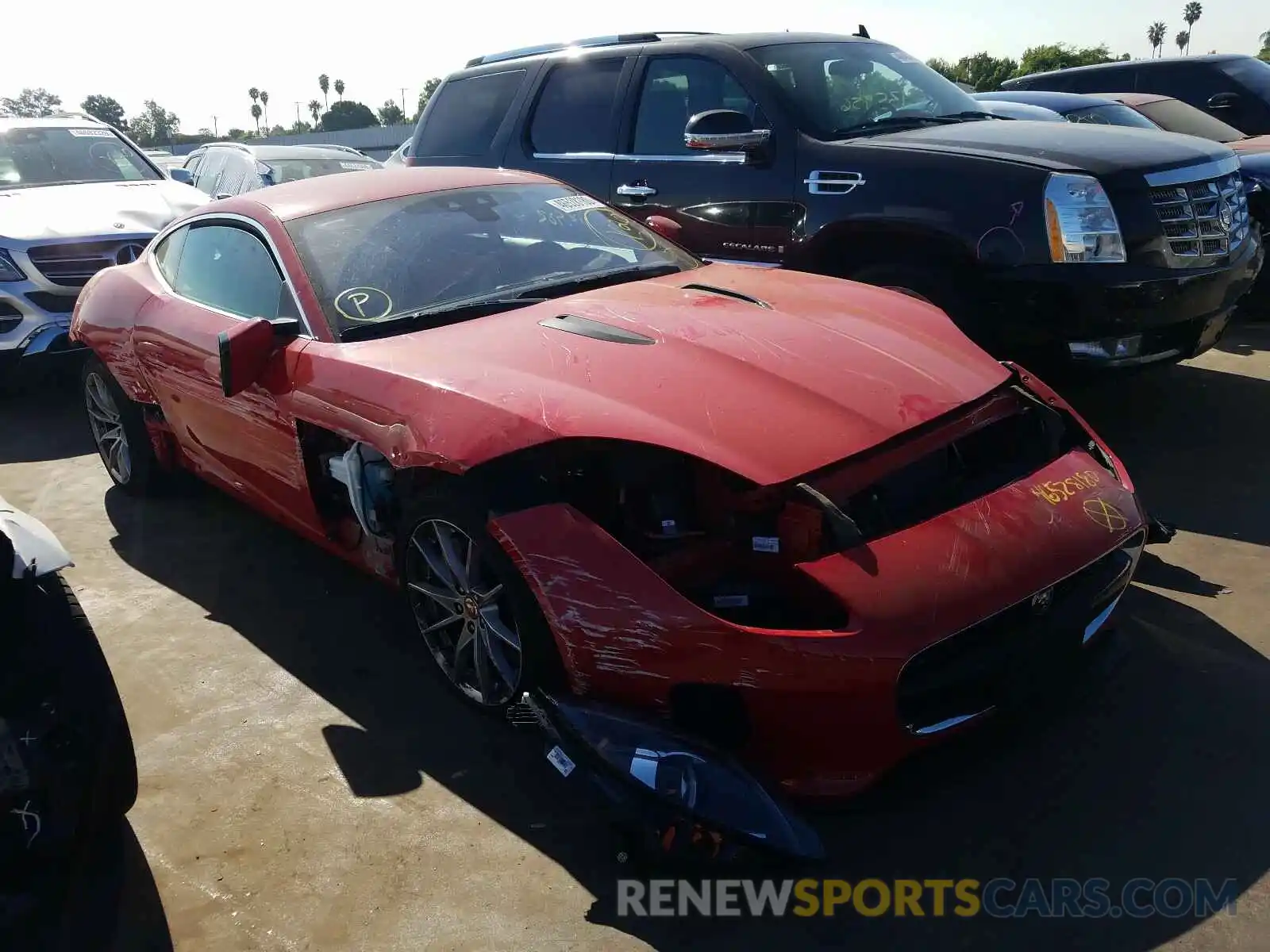 1 Photograph of a damaged car SAJDD1GX7KCK61322 JAGUAR F-TYPE 2019