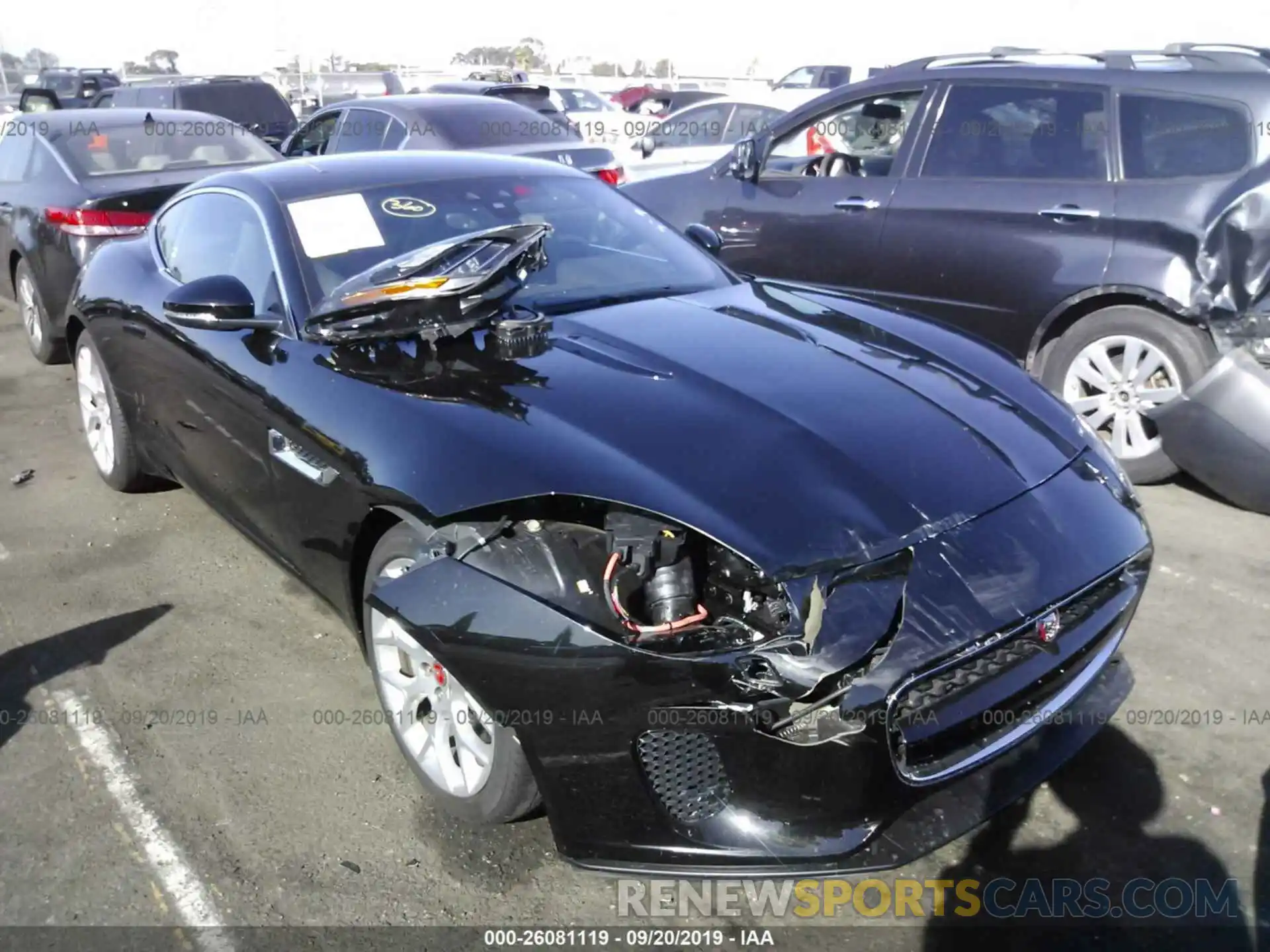 1 Photograph of a damaged car SAJDD1GX7KCK61420 JAGUAR F-TYPE 2019