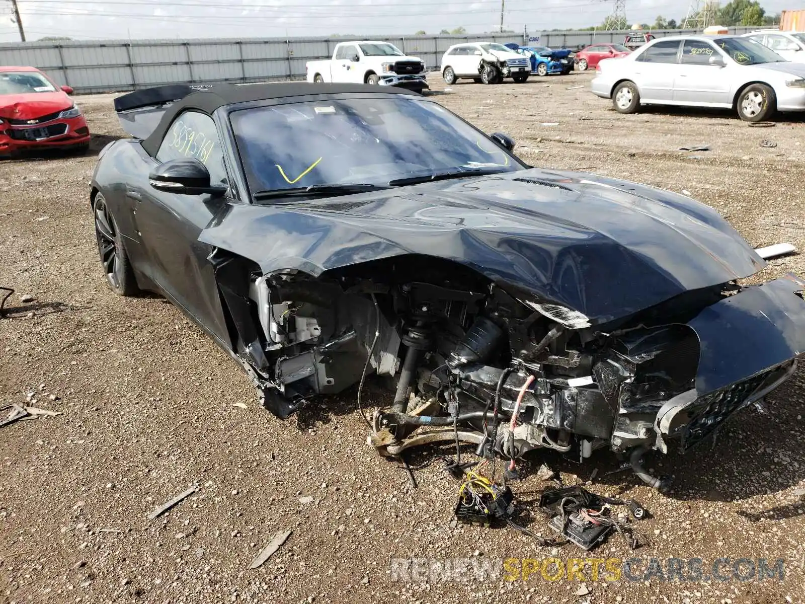 1 Photograph of a damaged car SAJDD5GX0KCK62416 JAGUAR F-TYPE 2019