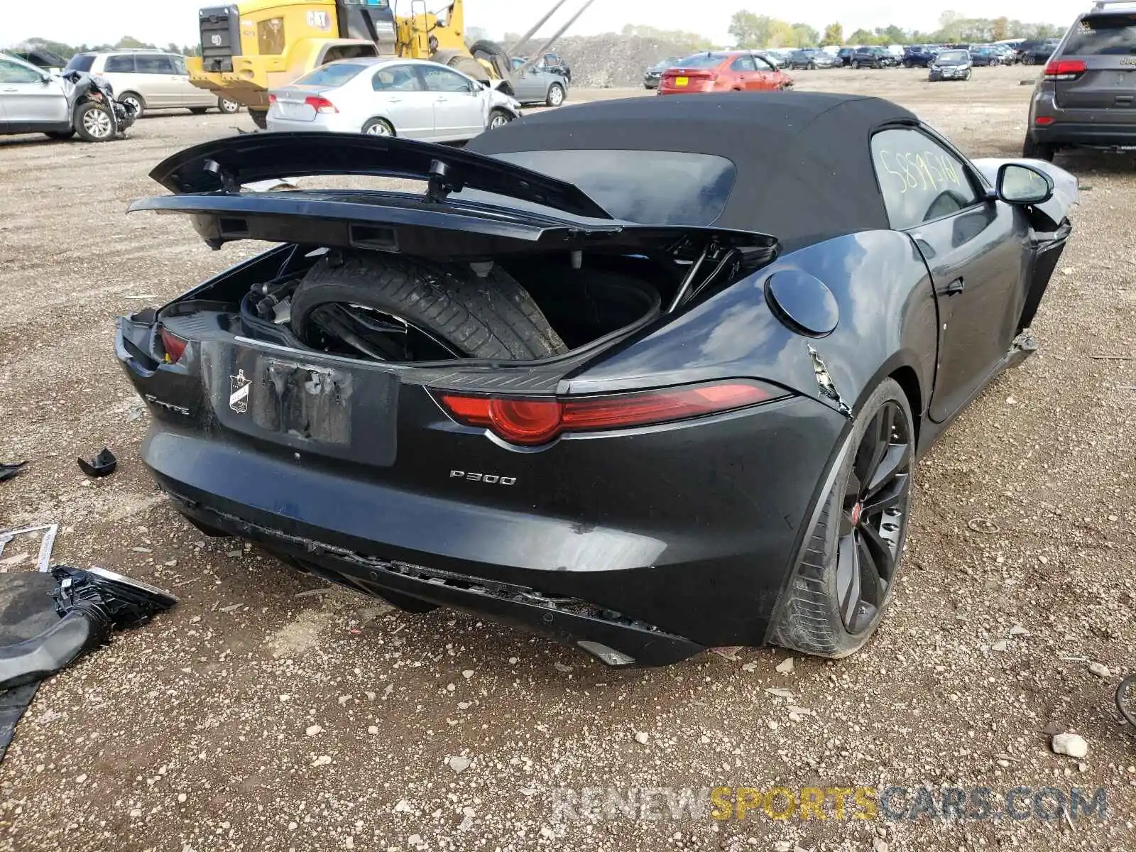 4 Фотография поврежденного автомобиля SAJDD5GX0KCK62416 JAGUAR F-TYPE 2019