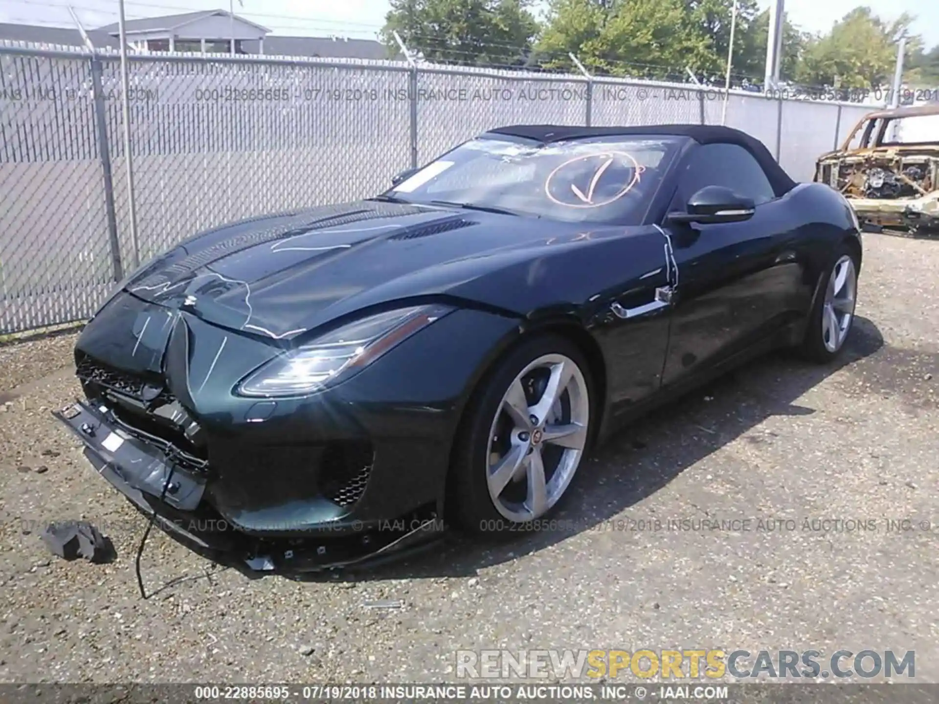 2 Photograph of a damaged car SAJDD5JV0KCK57627 Jaguar F-type 2019