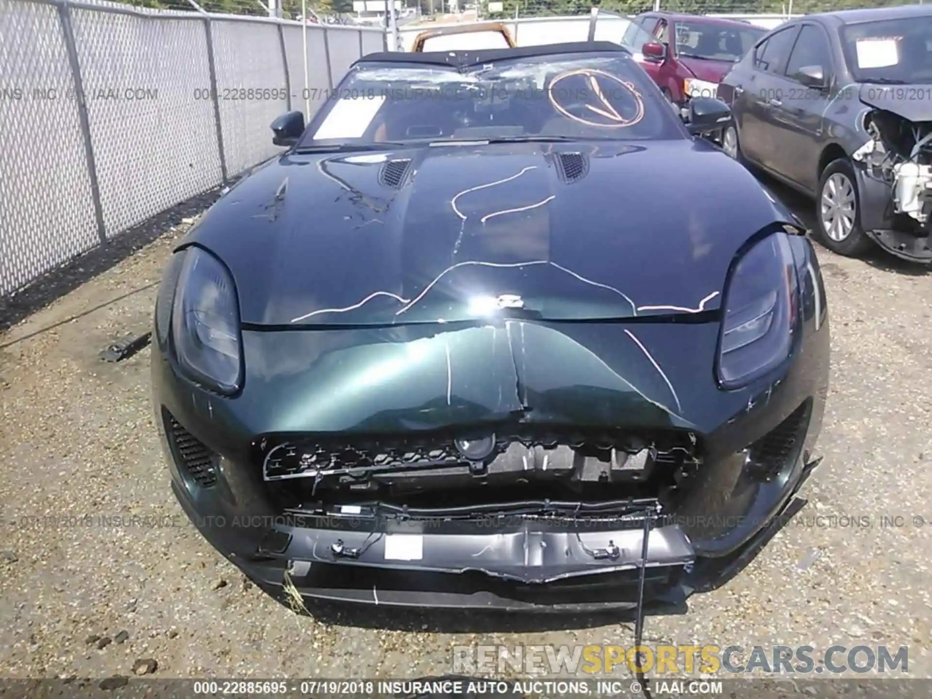 6 Photograph of a damaged car SAJDD5JV0KCK57627 Jaguar F-type 2019