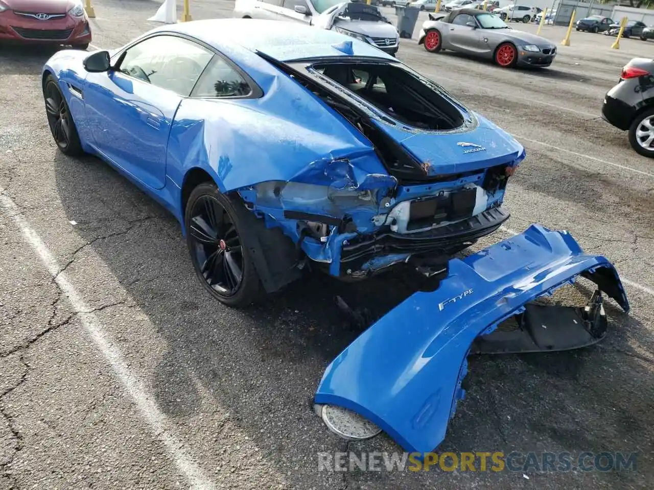 3 Photograph of a damaged car SAJDD1GX0LCK64595 JAGUAR F-TYPE 2020