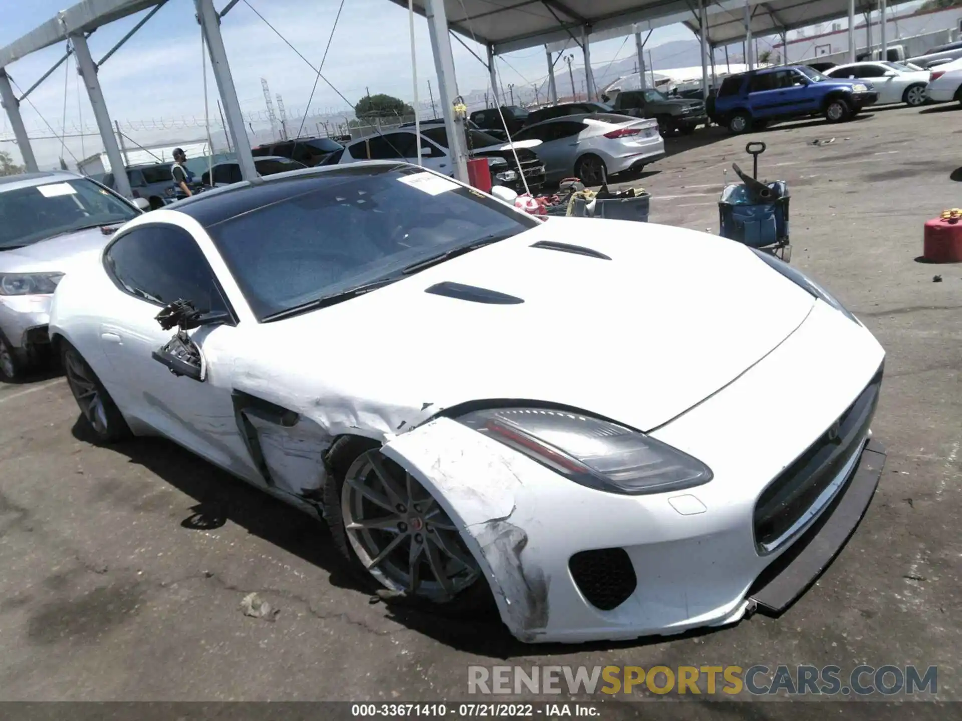 1 Photograph of a damaged car SAJDD1GXXLCK67861 JAGUAR F-TYPE 2020