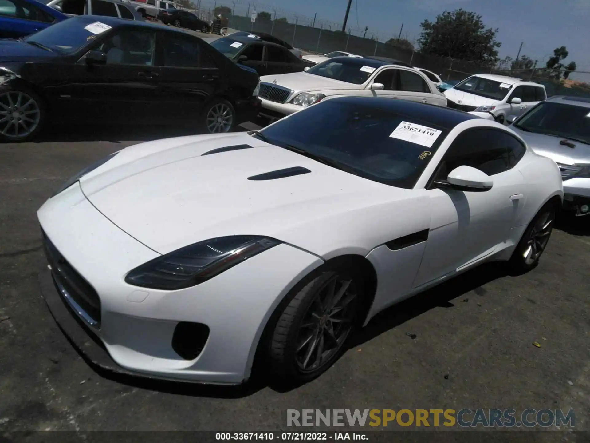 2 Photograph of a damaged car SAJDD1GXXLCK67861 JAGUAR F-TYPE 2020