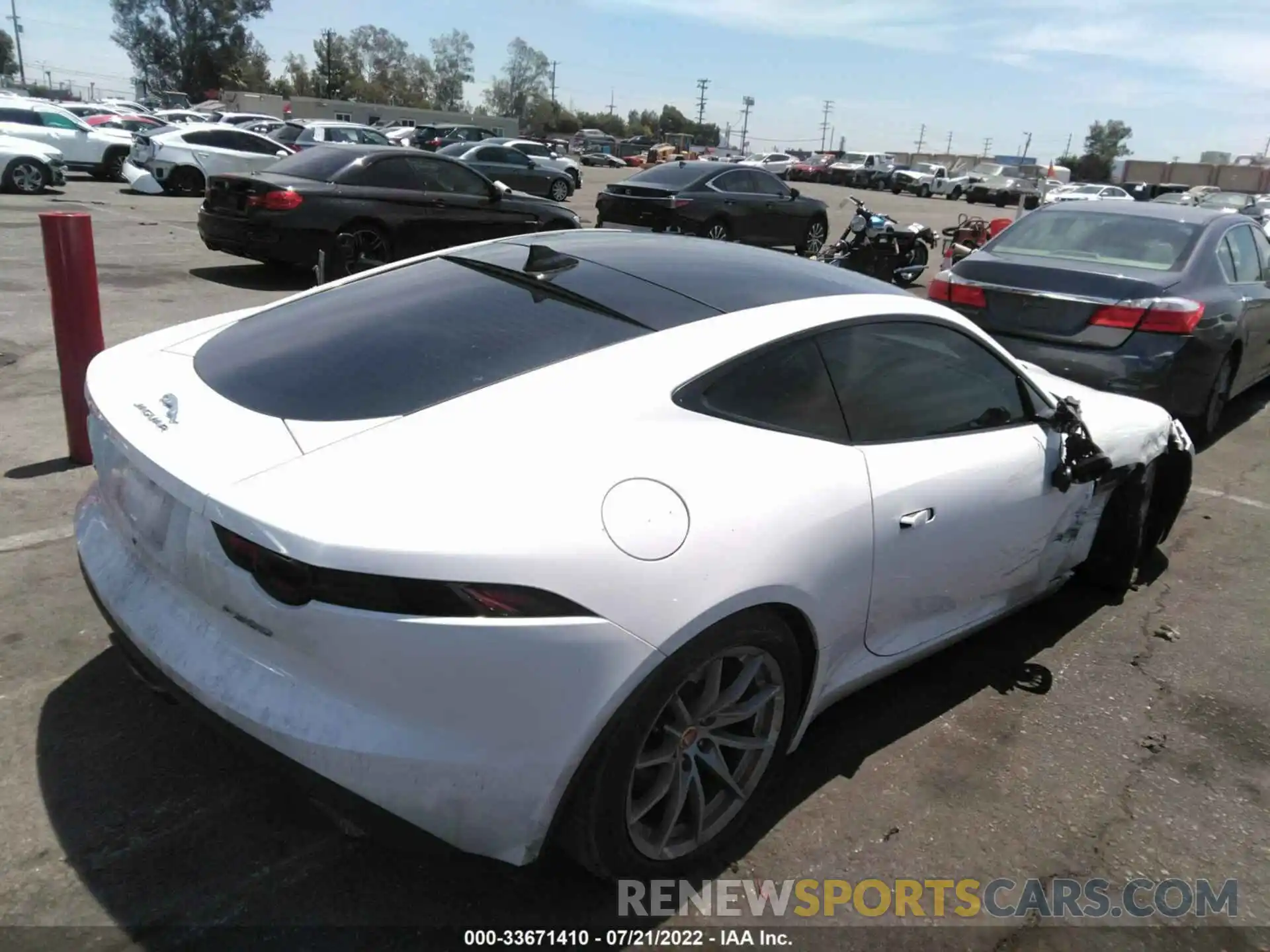 4 Photograph of a damaged car SAJDD1GXXLCK67861 JAGUAR F-TYPE 2020