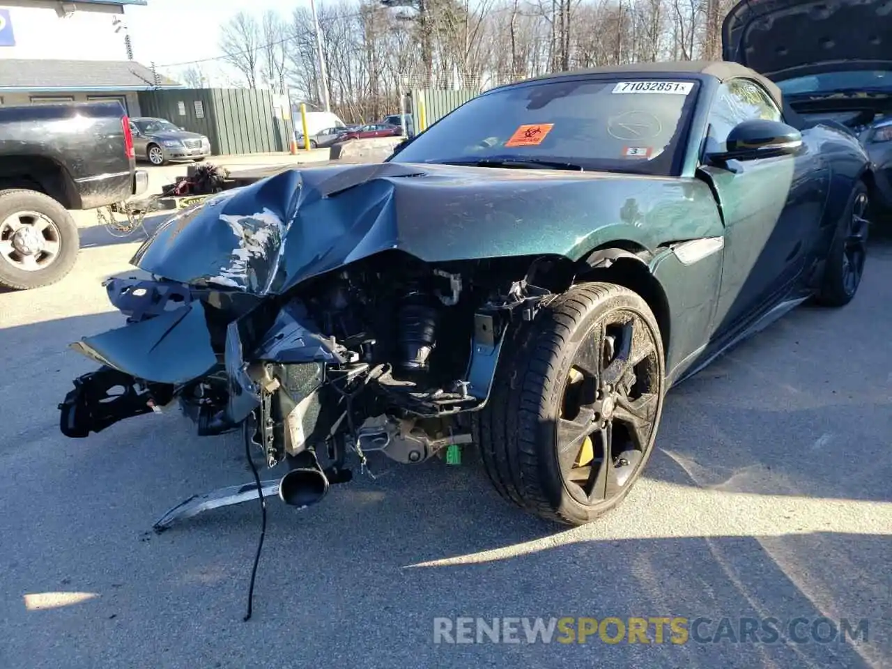 2 Photograph of a damaged car SAJD85FV1MCK69575 JAGUAR F-TYPE 2021