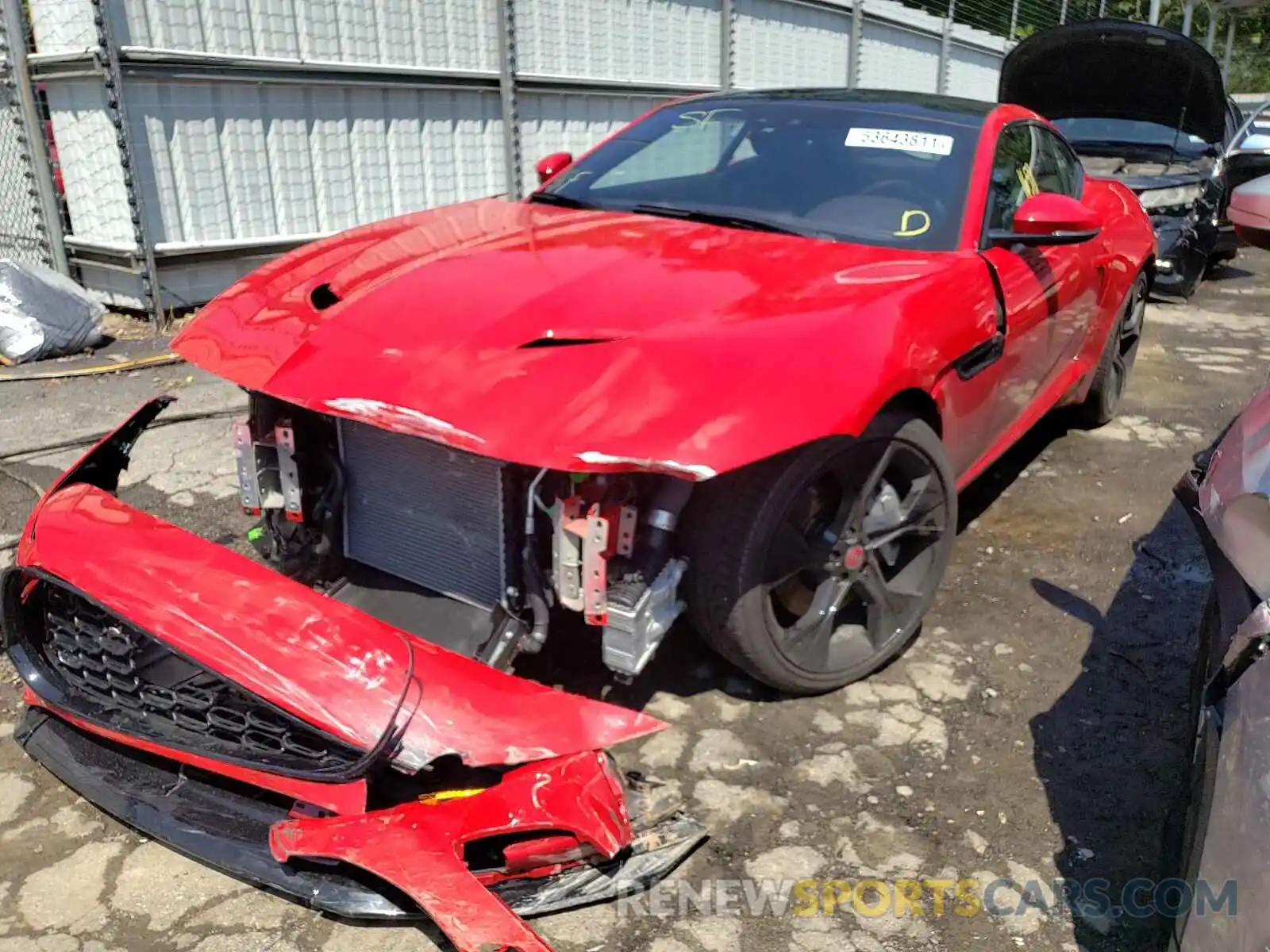 2 Photograph of a damaged car SAJDD1GX8MCK74602 JAGUAR F-TYPE 2021