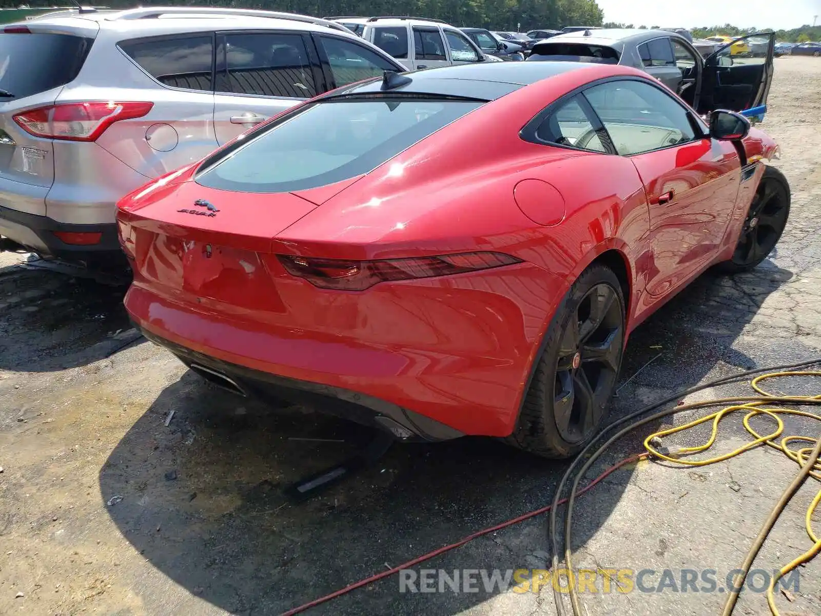 4 Фотография поврежденного автомобиля SAJDD1GX8MCK74602 JAGUAR F-TYPE 2021