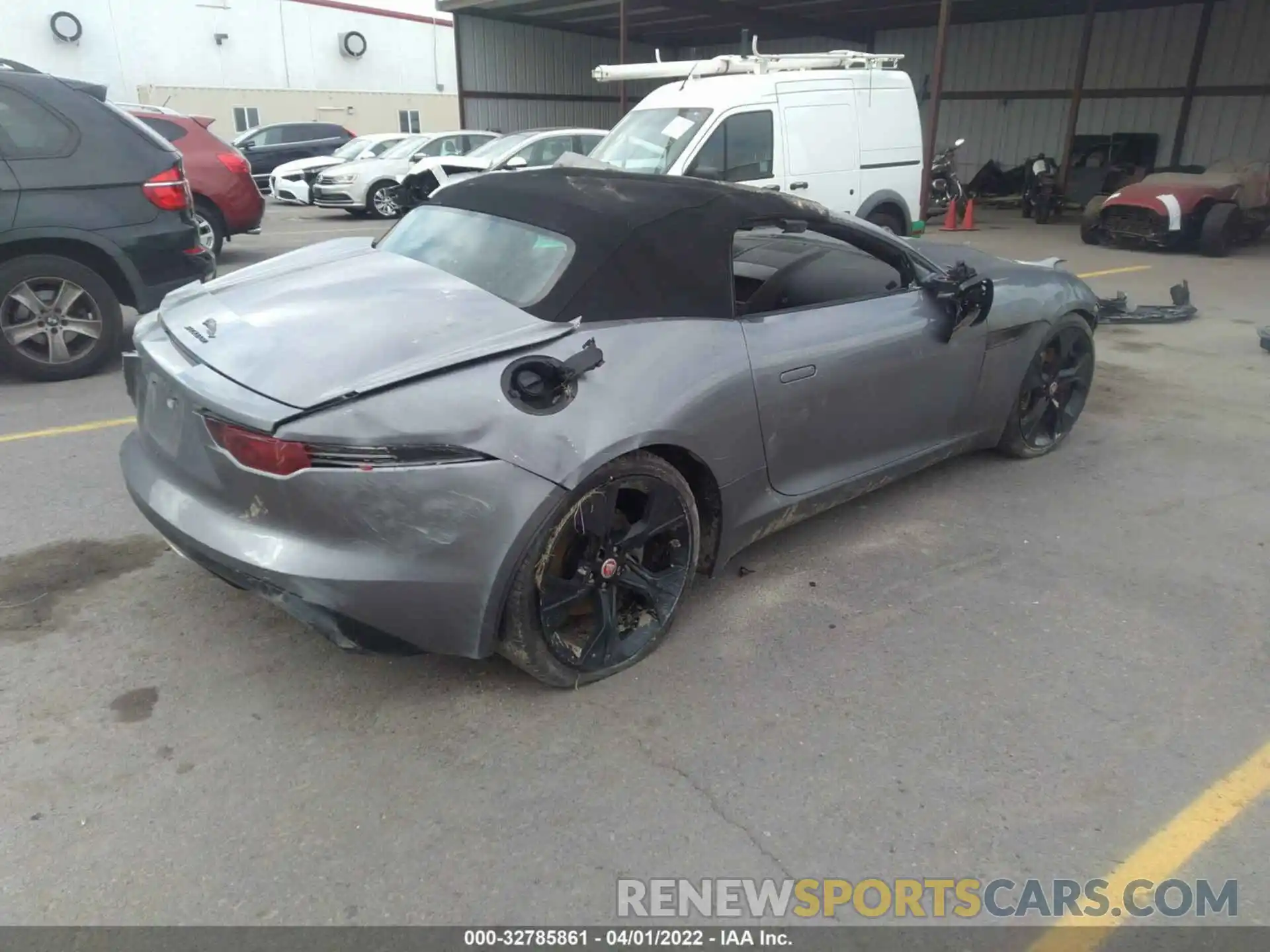 4 Фотография поврежденного автомобиля SAJDD5GX3MCK70190 JAGUAR F-TYPE 2021