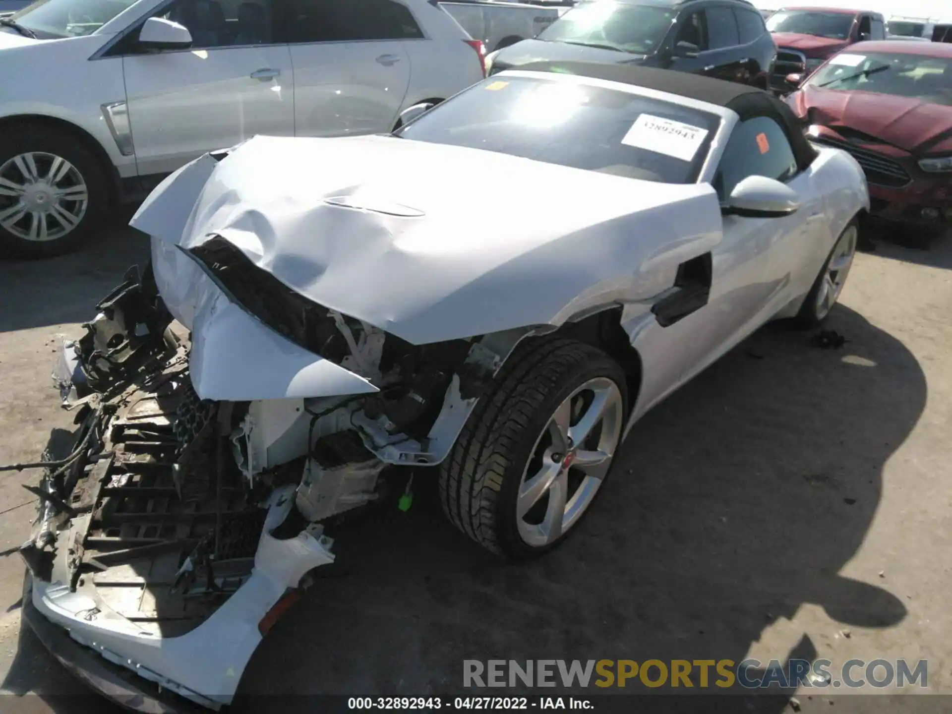 2 Photograph of a damaged car SAJDD5GX3MCK75079 JAGUAR F-TYPE 2021