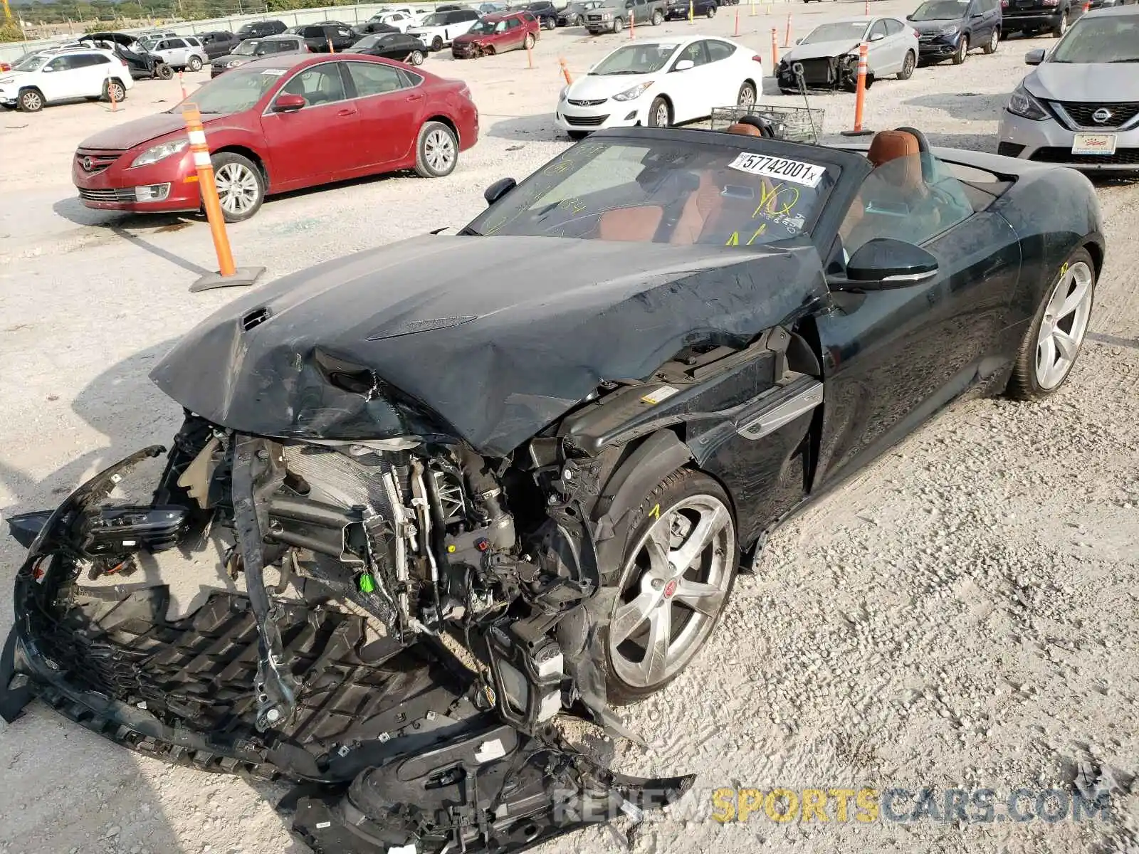 2 Photograph of a damaged car SAJDD5GX5MCK70434 JAGUAR F-TYPE 2021