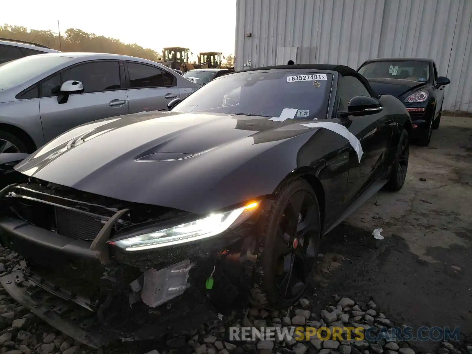 2 Photograph of a damaged car SAJDF5GX2MCK74550 JAGUAR F-TYPE 2021