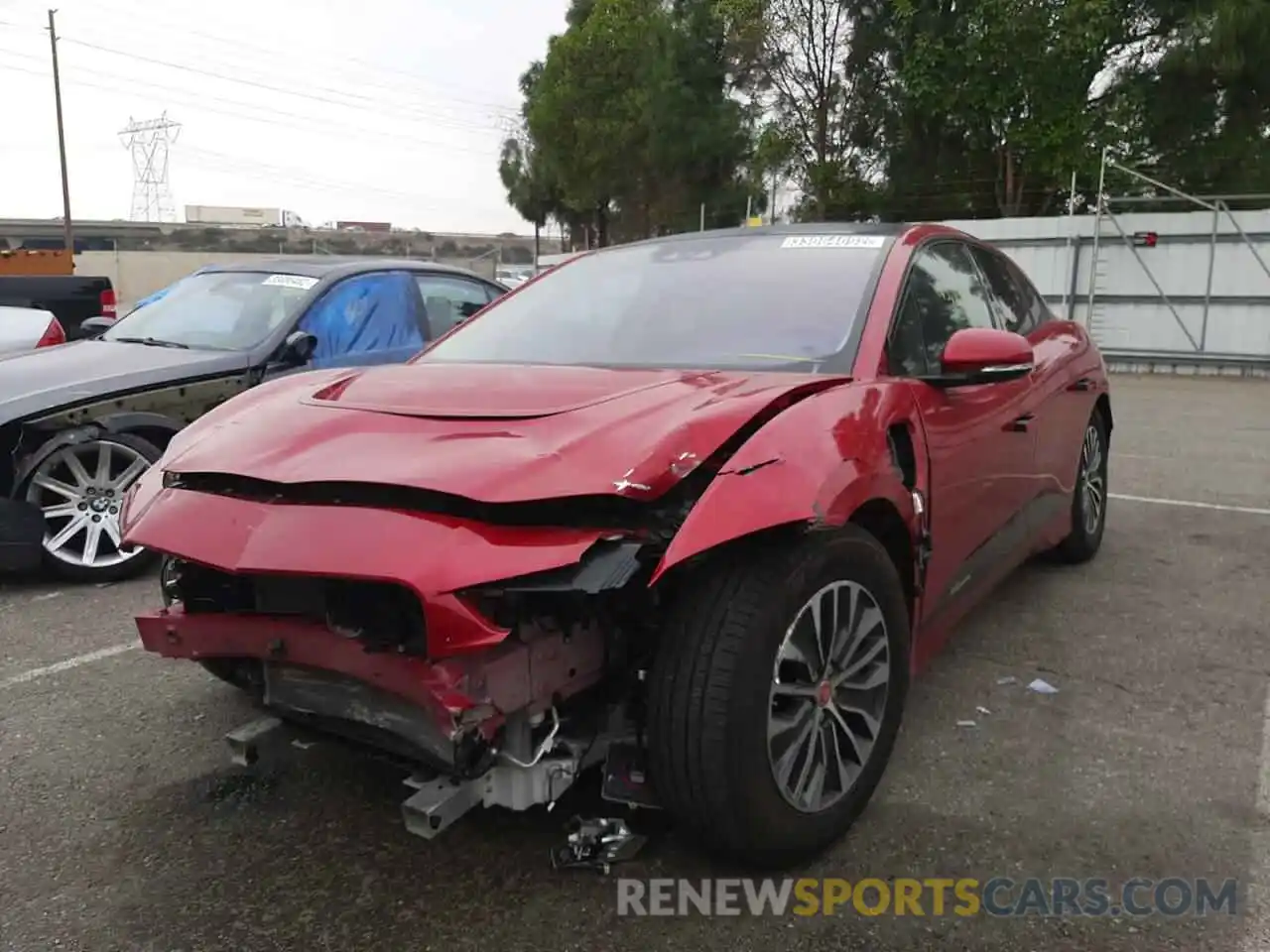 2 Photograph of a damaged car SADHB2S16K1F74363 JAGUAR I-PACE 2019