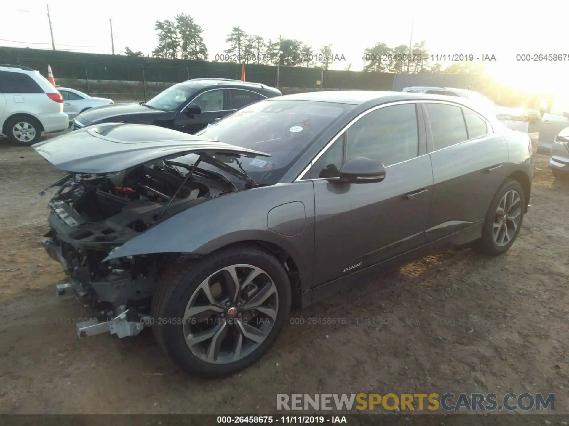 2 Photograph of a damaged car SADHC2S10K1F72900 JAGUAR I-PACE 2019