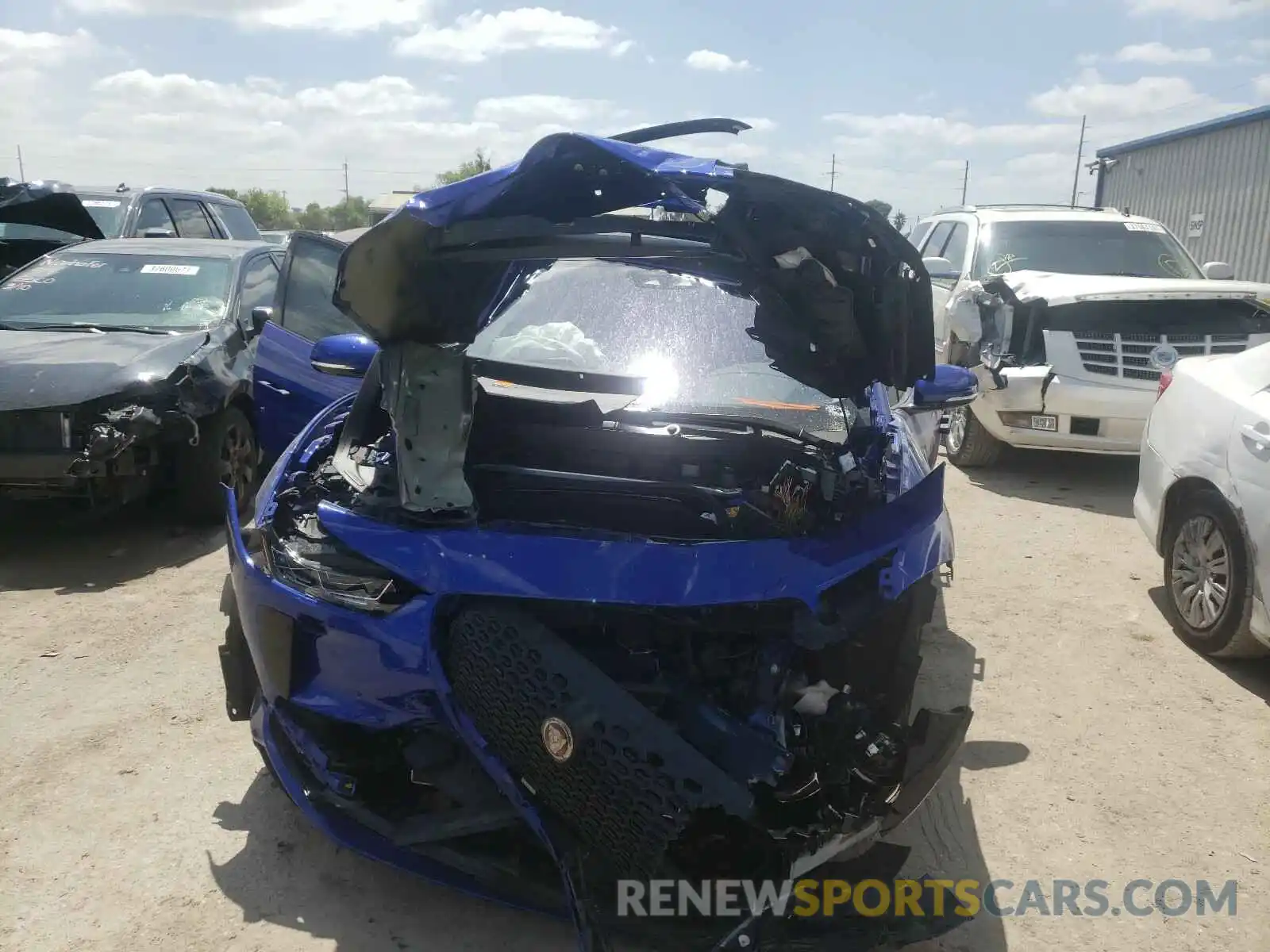 9 Фотография поврежденного автомобиля SADHC2S10K1F74162 JAGUAR I-PACE 2019