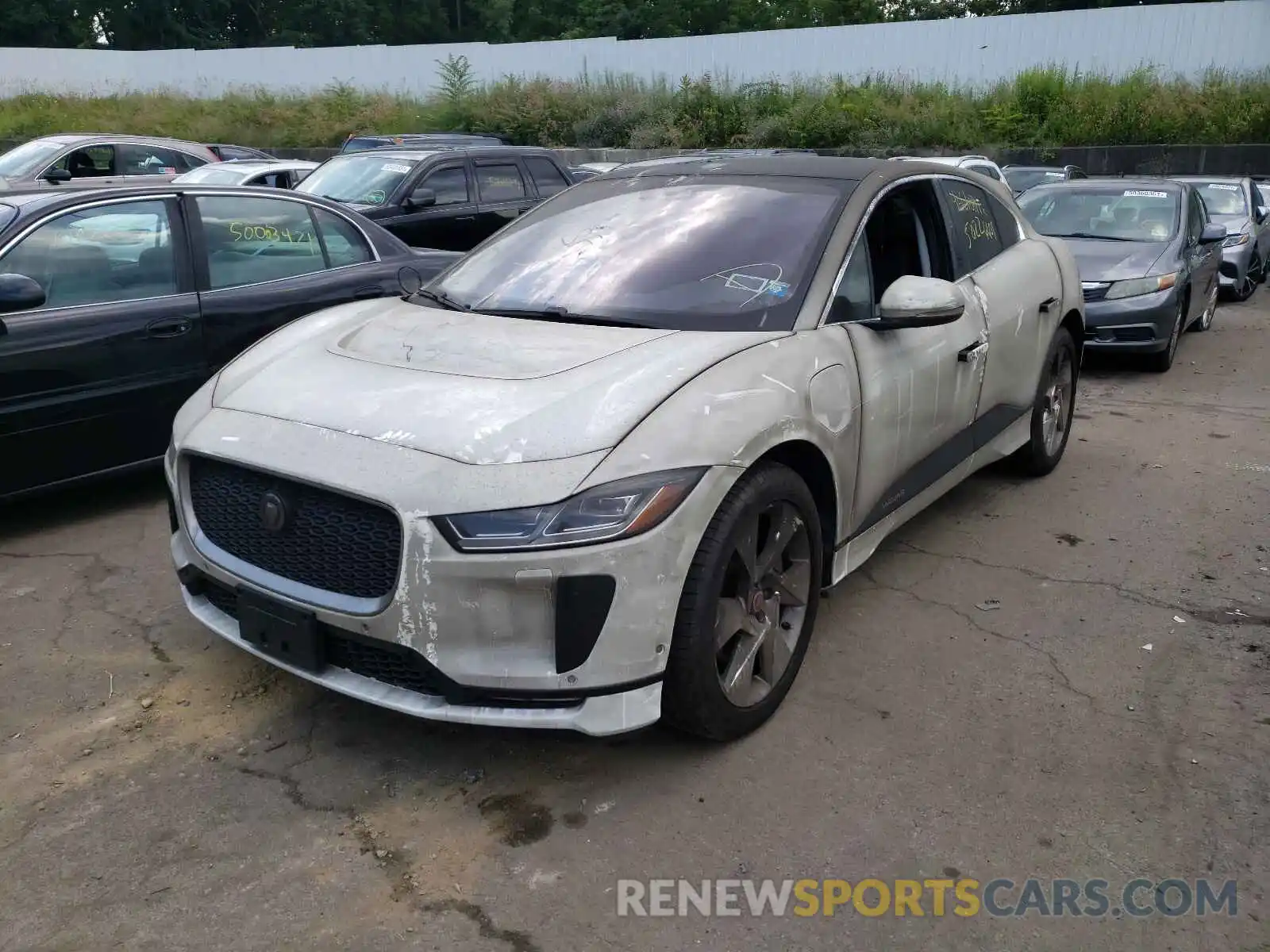 2 Фотография поврежденного автомобиля SADHC2S11K1F68967 JAGUAR I-PACE 2019