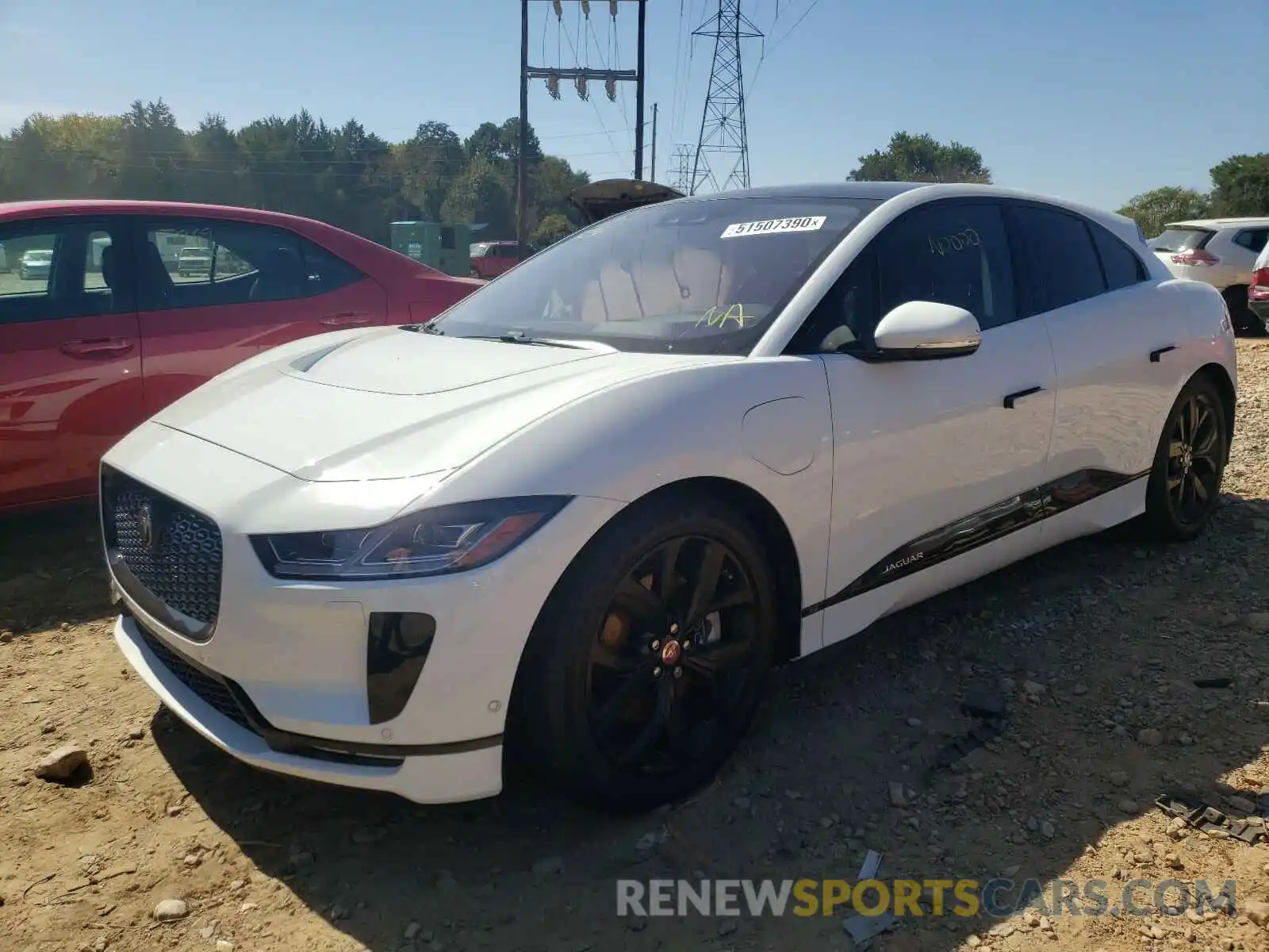 2 Фотография поврежденного автомобиля SADHC2S12K1F76379 JAGUAR I-PACE 2019