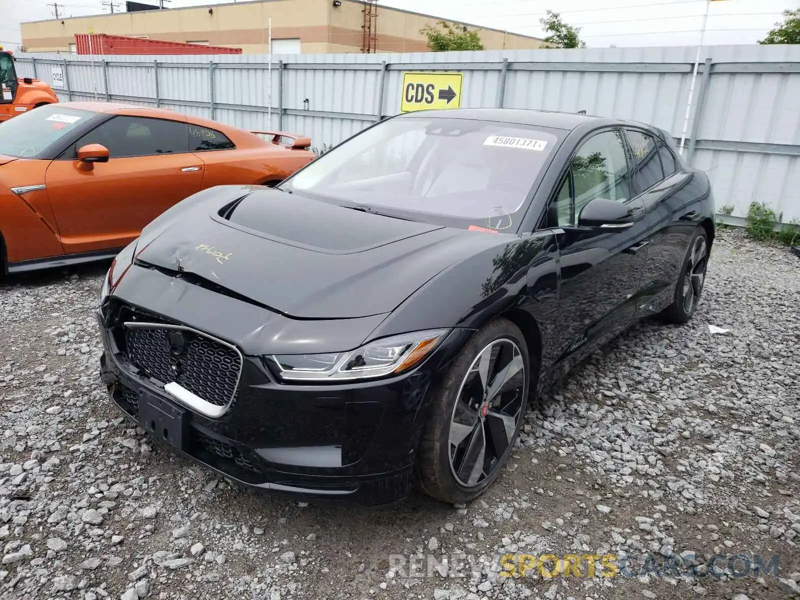 2 Photograph of a damaged car SADHD2S10K1F69850 JAGUAR I-PACE 2019