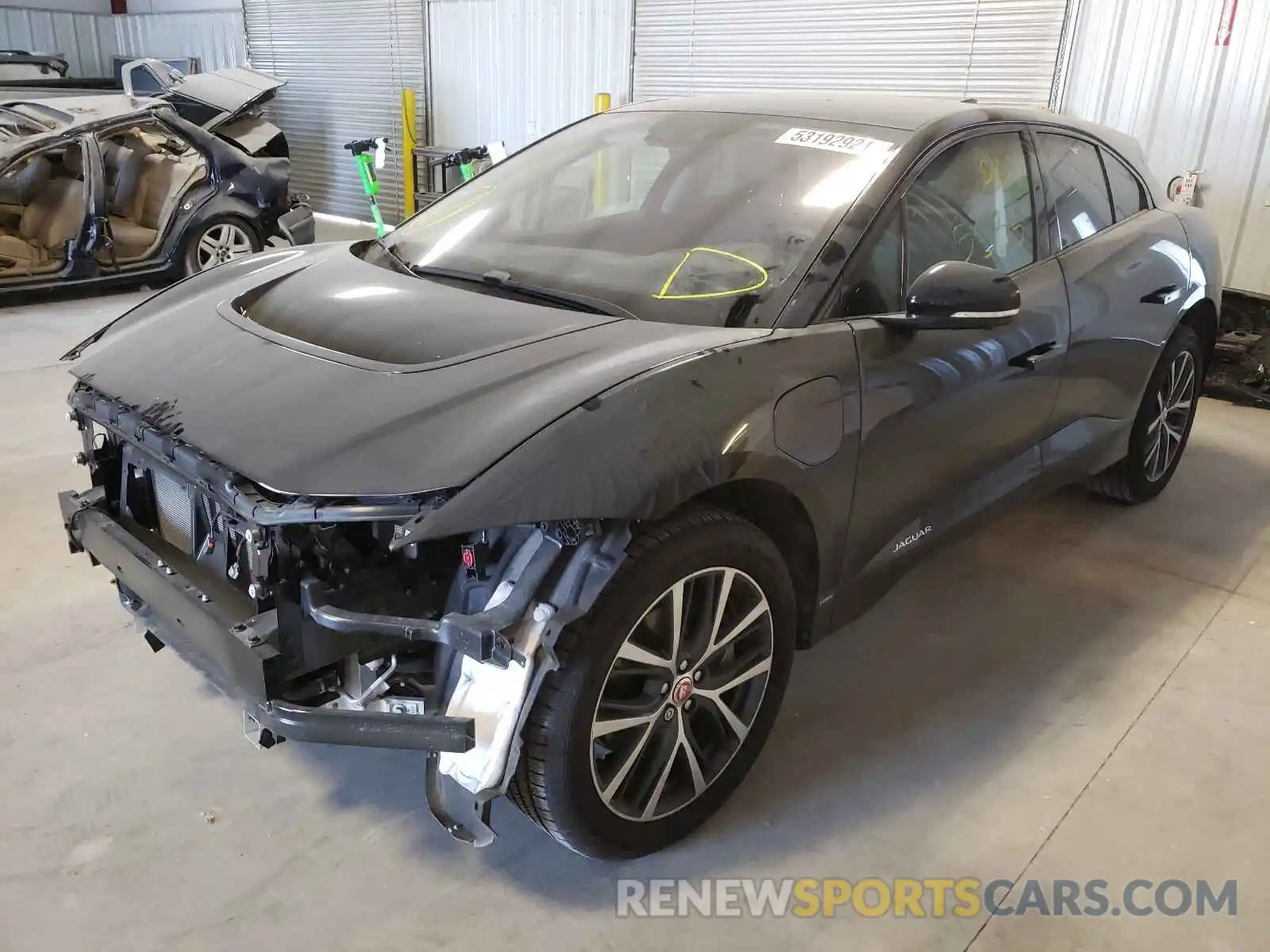 2 Photograph of a damaged car SADHD2S10K1F76555 JAGUAR I-PACE 2019