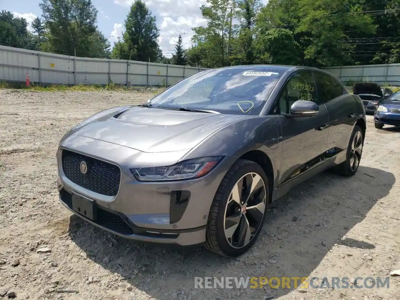 2 Фотография поврежденного автомобиля SADHD2S11K1F62602 JAGUAR I-PACE 2019