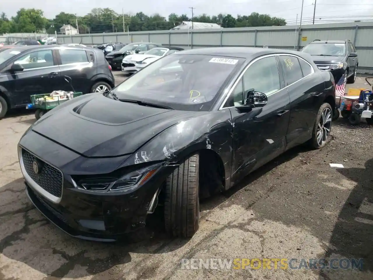 2 Photograph of a damaged car SADHD2S11K1F66634 JAGUAR I-PACE 2019