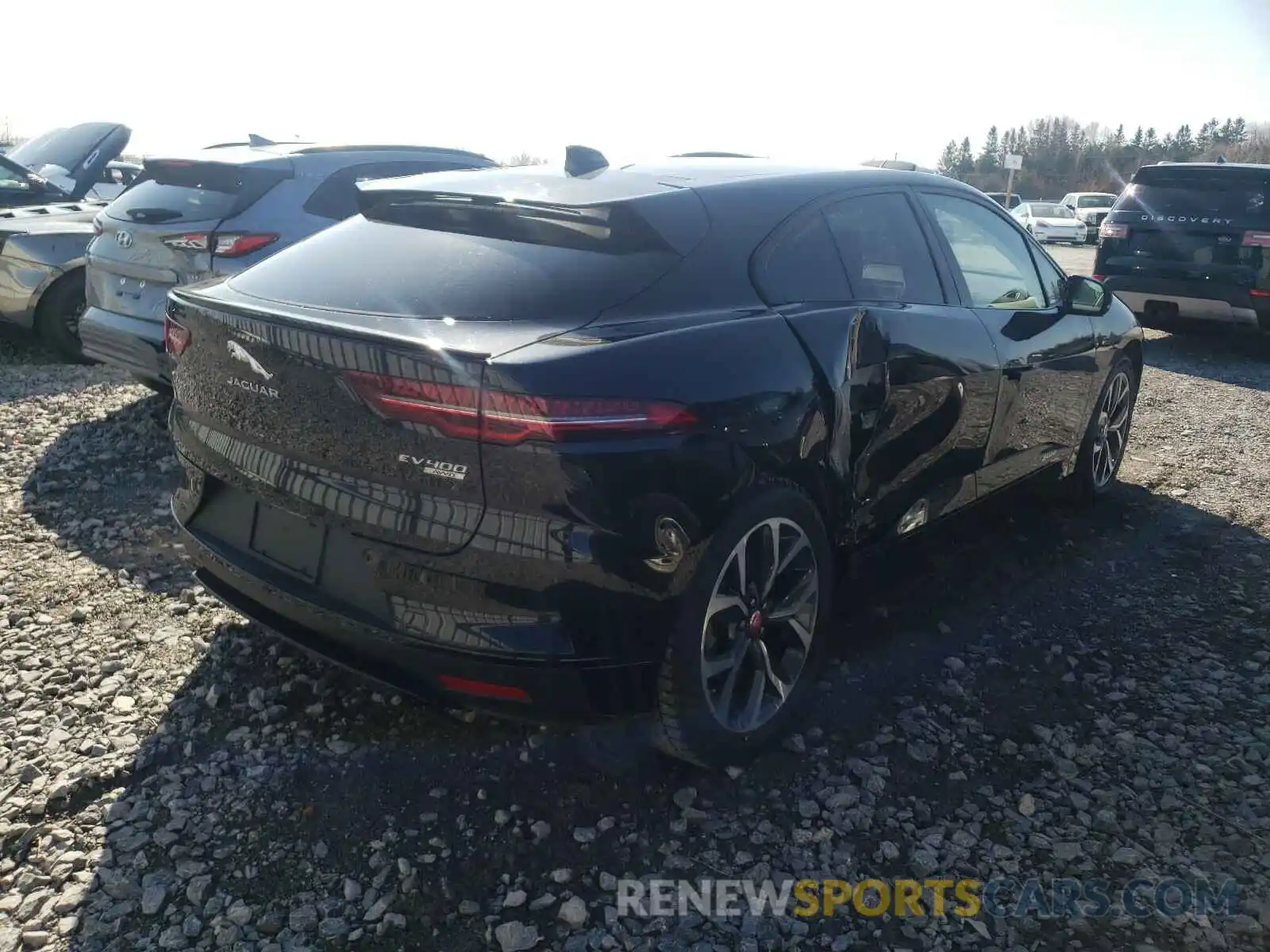 4 Фотография поврежденного автомобиля SADHD2S14K1F61928 JAGUAR I-PACE 2019