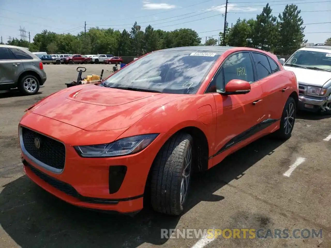 2 Photograph of a damaged car SADHD2S17K1F63592 JAGUAR I-PACE 2019