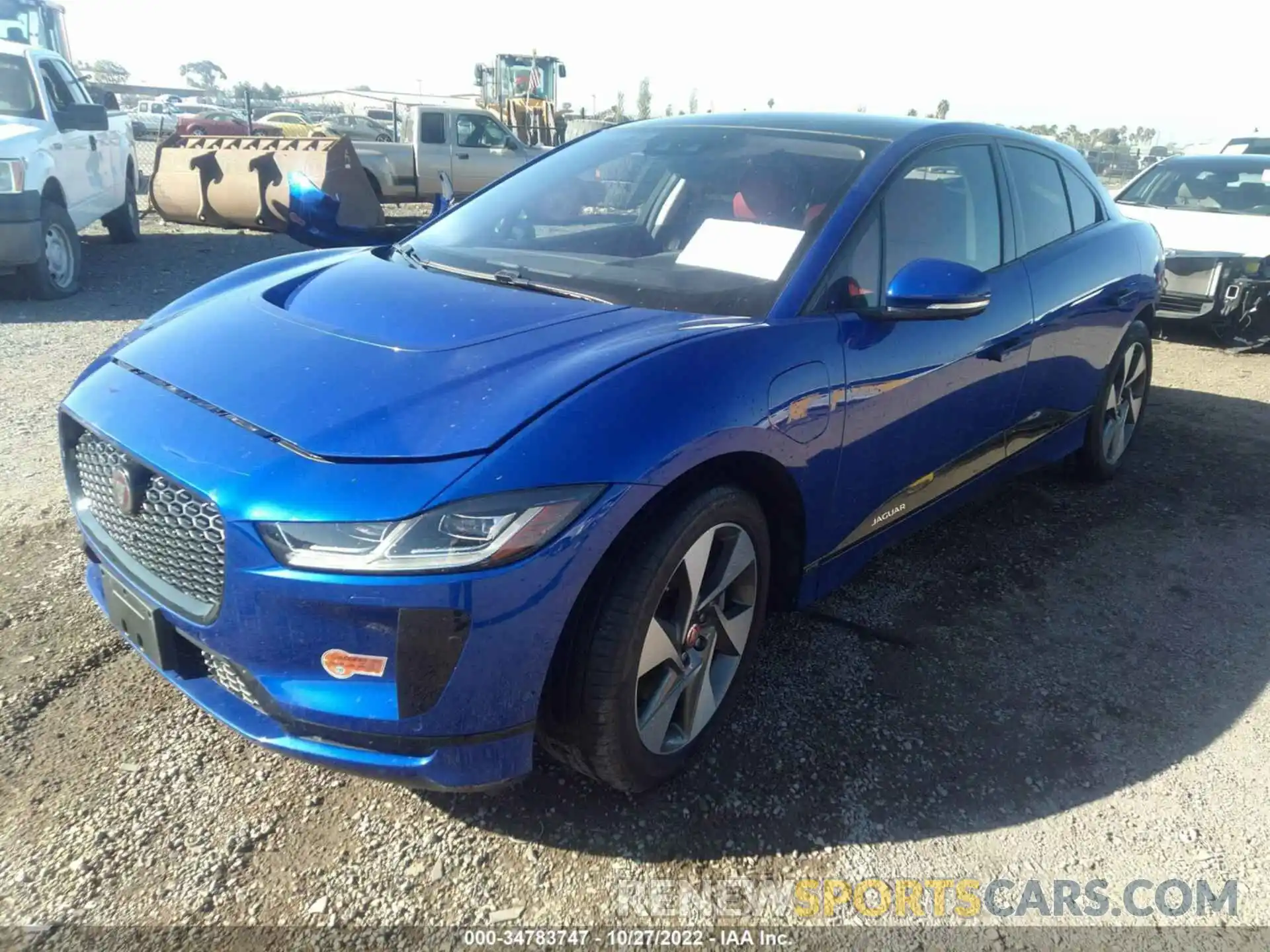 2 Photograph of a damaged car SADHD2S19K1F68597 JAGUAR I-PACE 2019