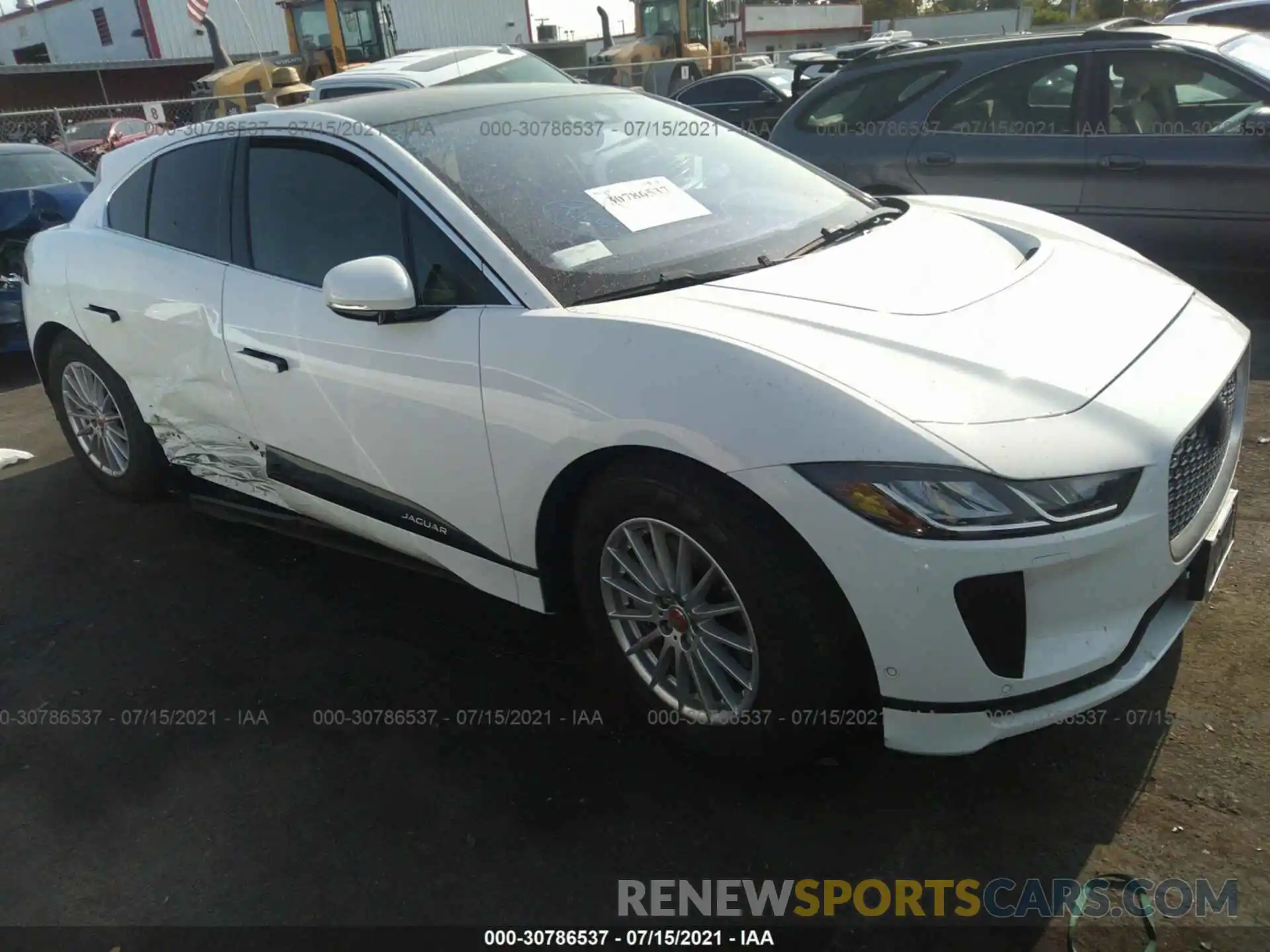 1 Photograph of a damaged car SADHB2S12L1F79416 JAGUAR I-PACE 2020