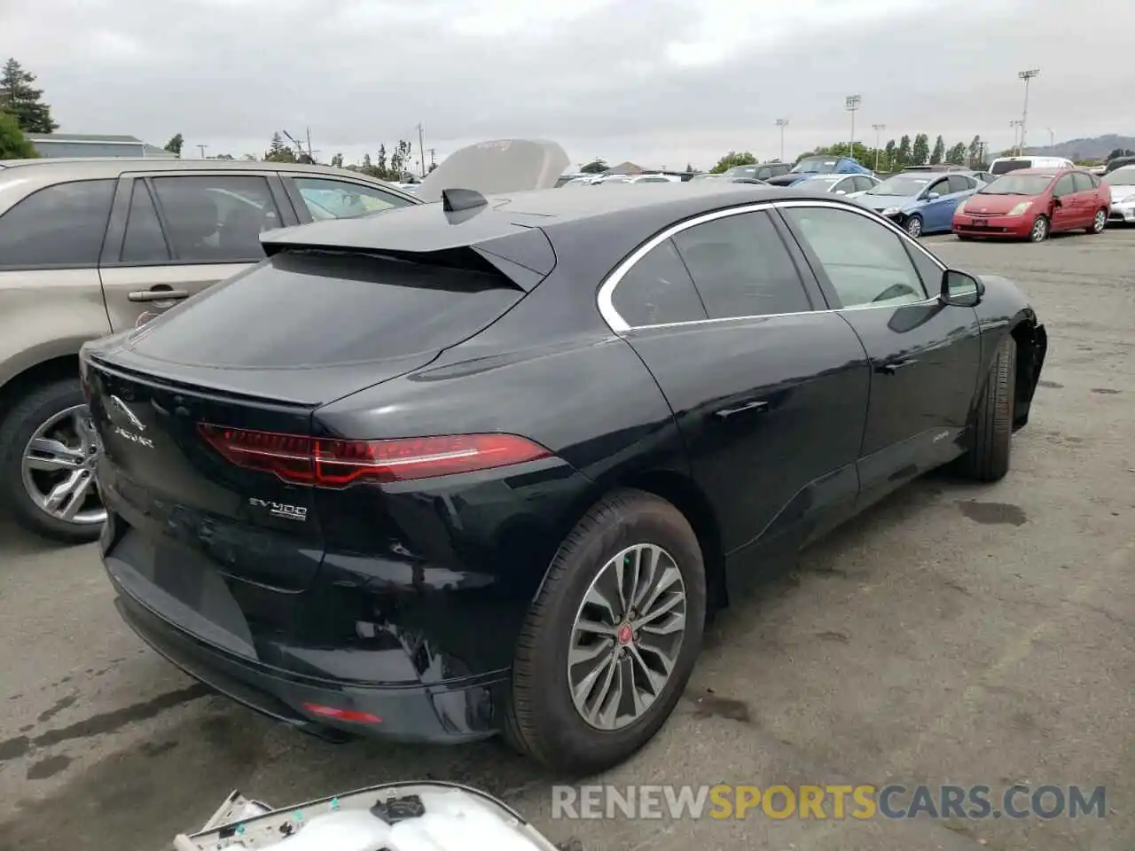 4 Фотография поврежденного автомобиля SADHB2S15L1F83931 JAGUAR I-PACE 2020