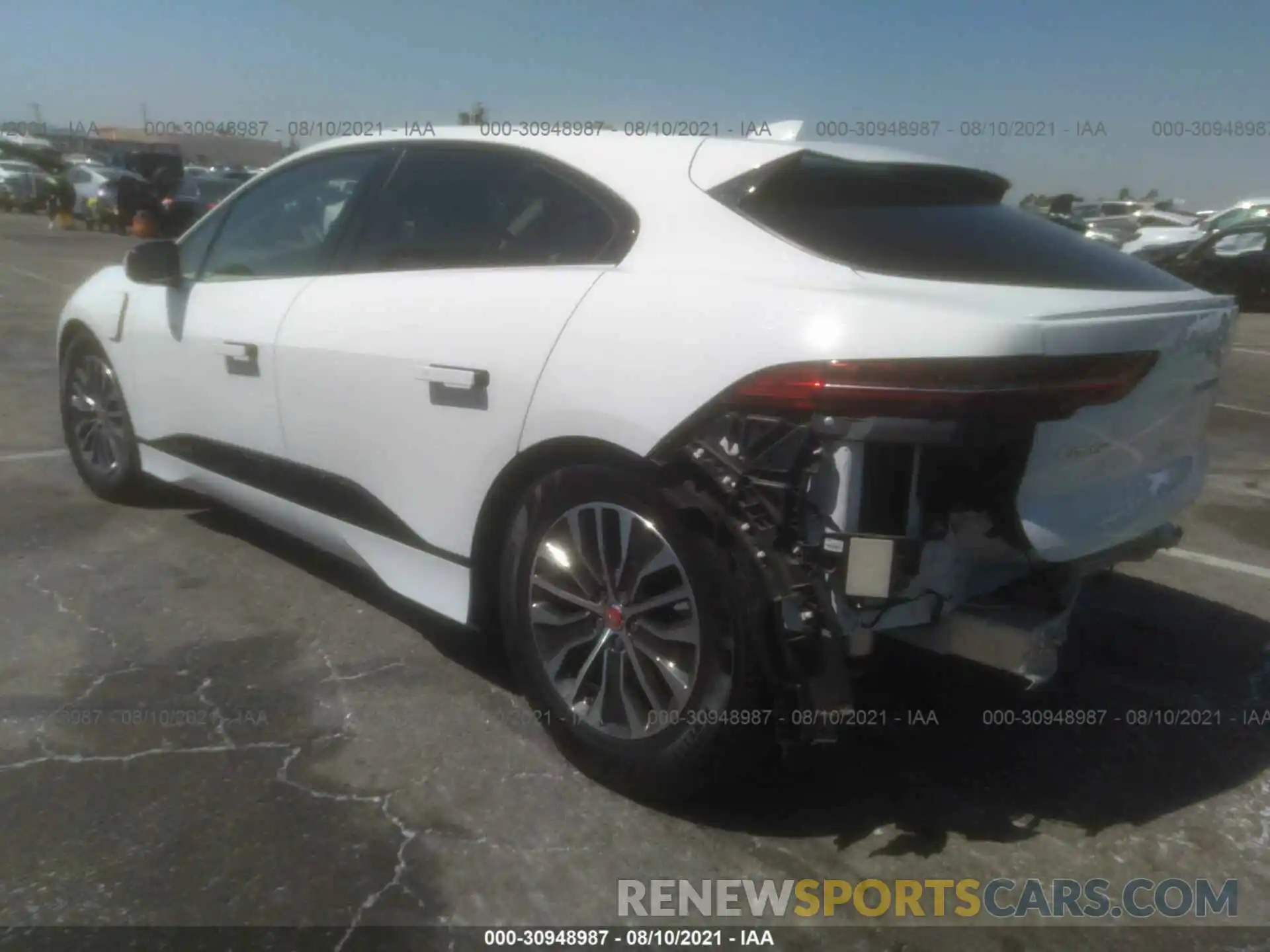 3 Photograph of a damaged car SADHB2S19L1F81373 JAGUAR I-PACE 2020