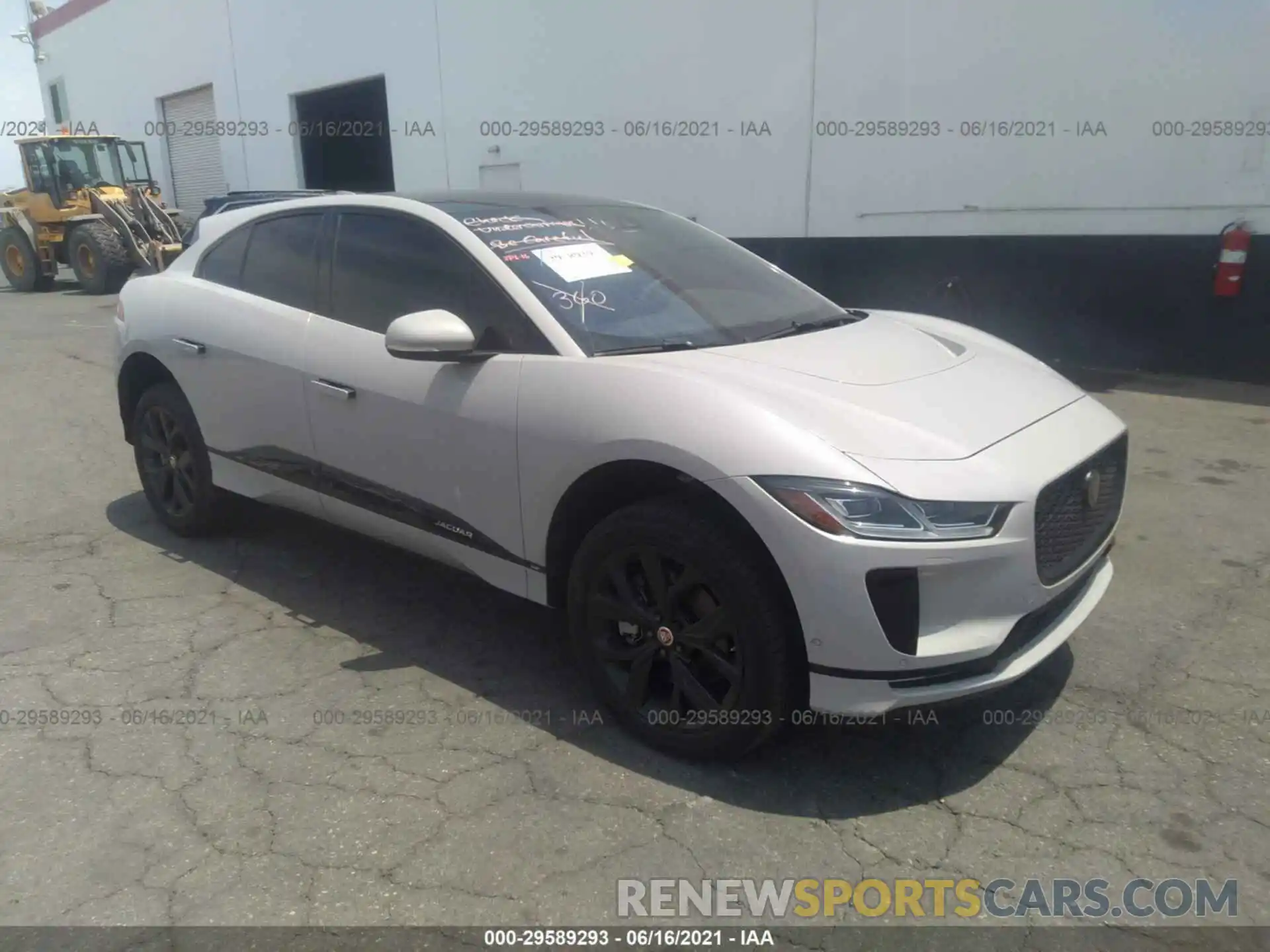 1 Photograph of a damaged car SADHC2S12L1F81096 JAGUAR I-PACE 2020