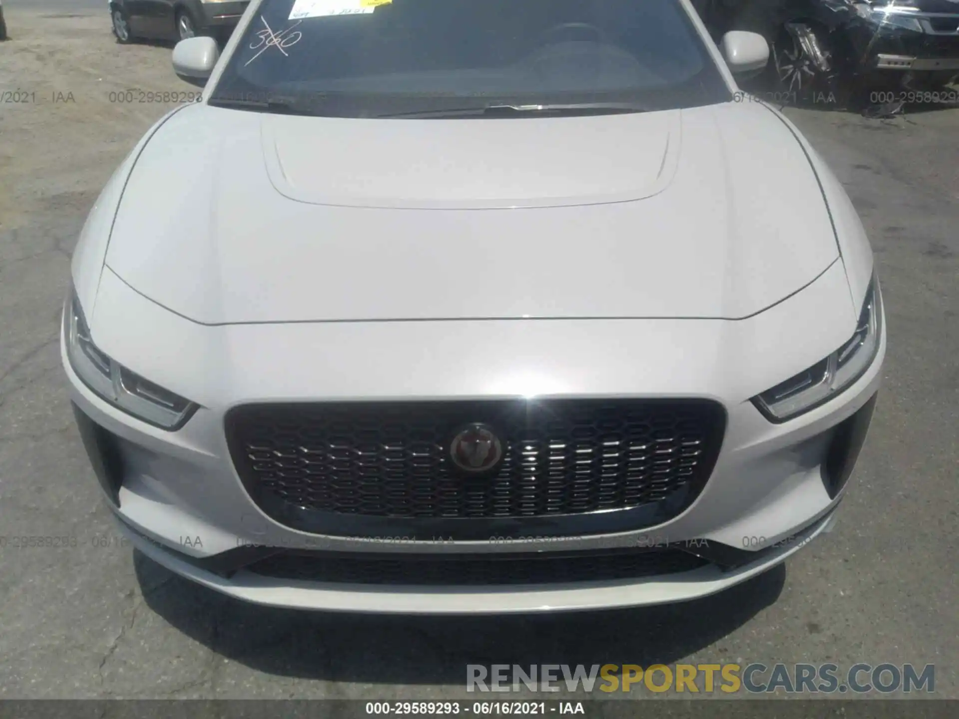 6 Фотография поврежденного автомобиля SADHC2S12L1F81096 JAGUAR I-PACE 2020