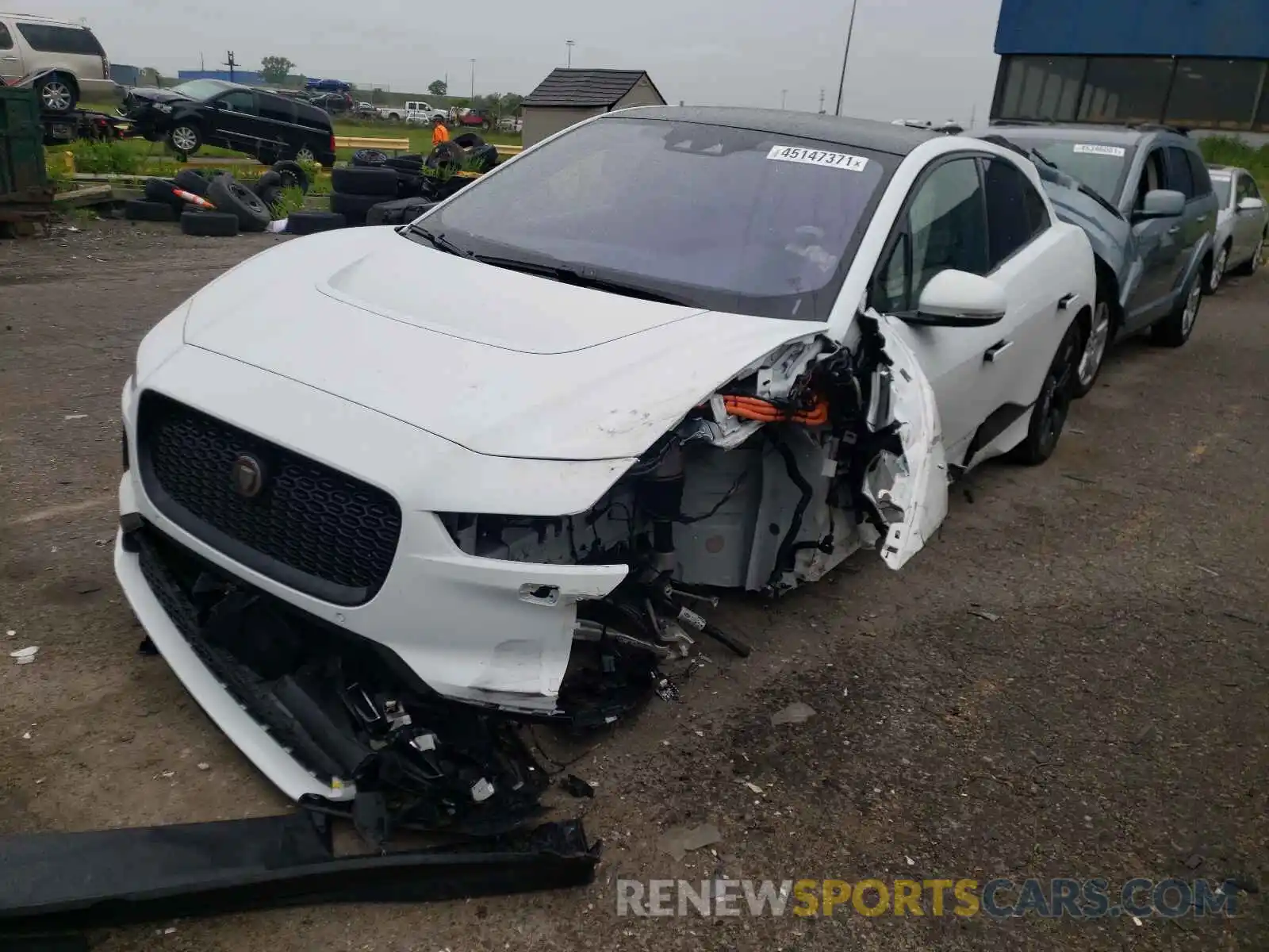 2 Photograph of a damaged car SADHC2S19L1F83945 JAGUAR I-PACE 2020