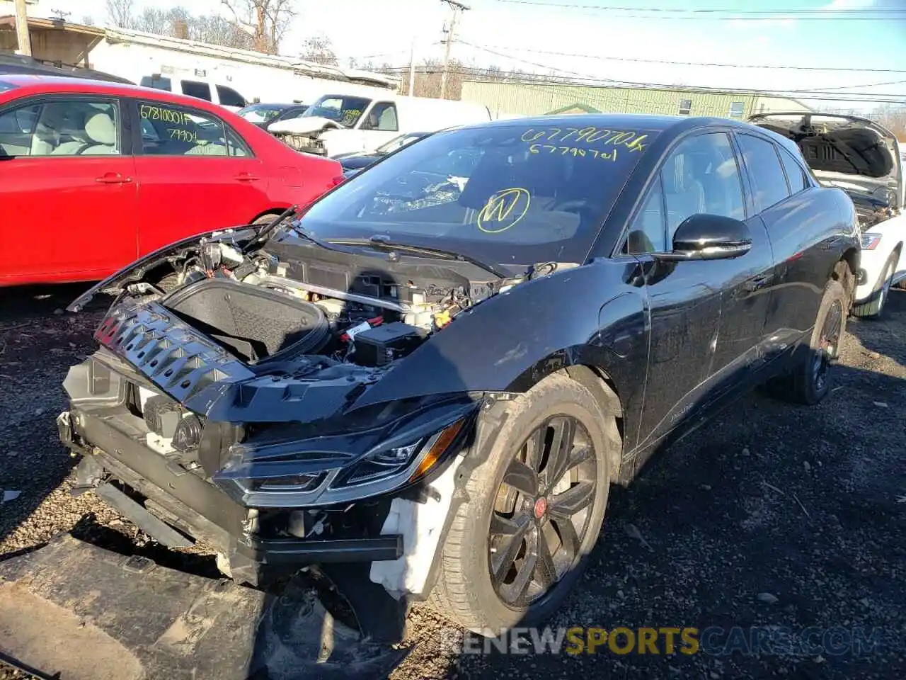 2 Photograph of a damaged car SADHD2S10L1F87511 JAGUAR I-PACE 2020