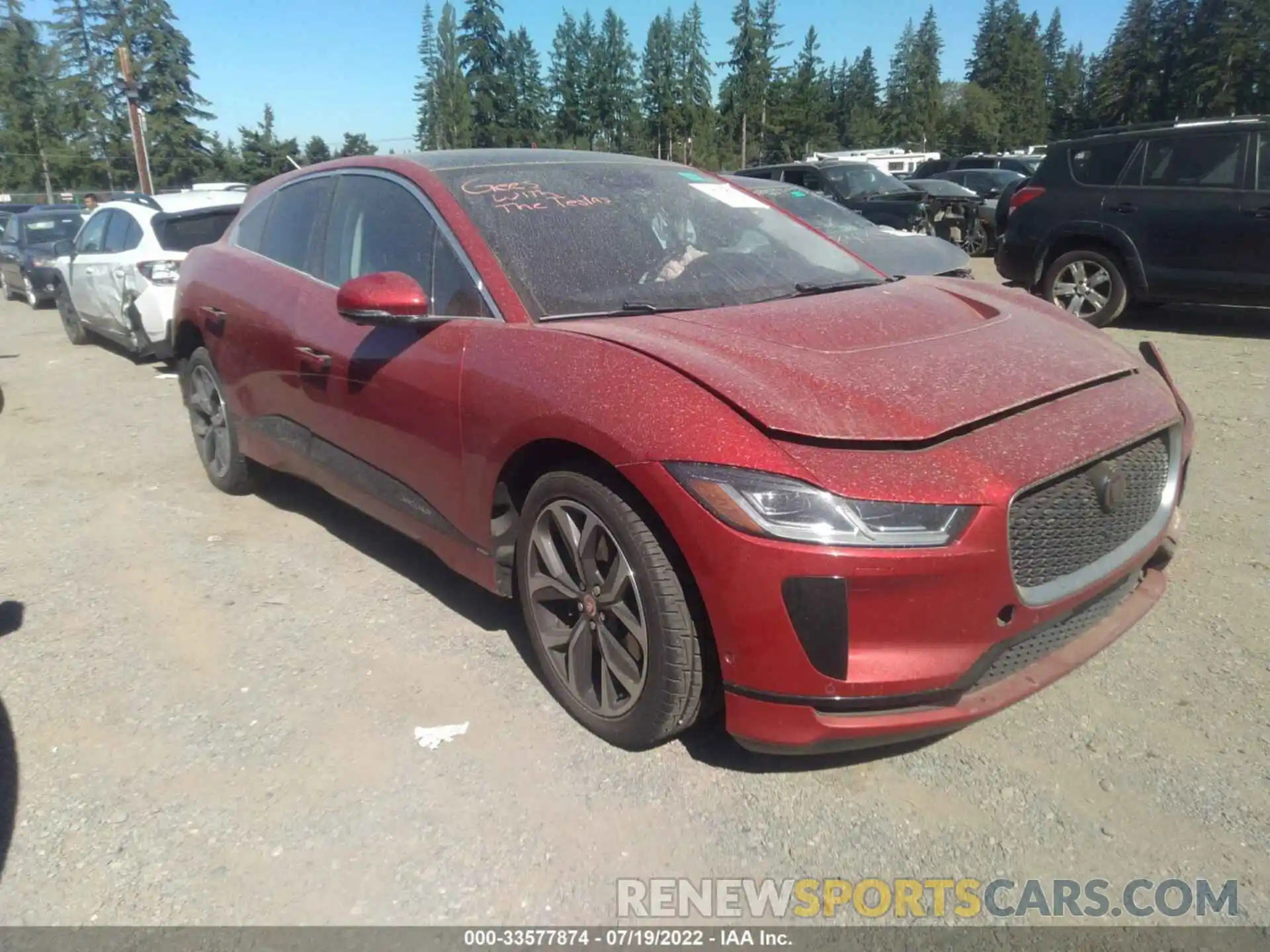 1 Photograph of a damaged car SADHD2S11L1F88702 JAGUAR I-PACE 2020