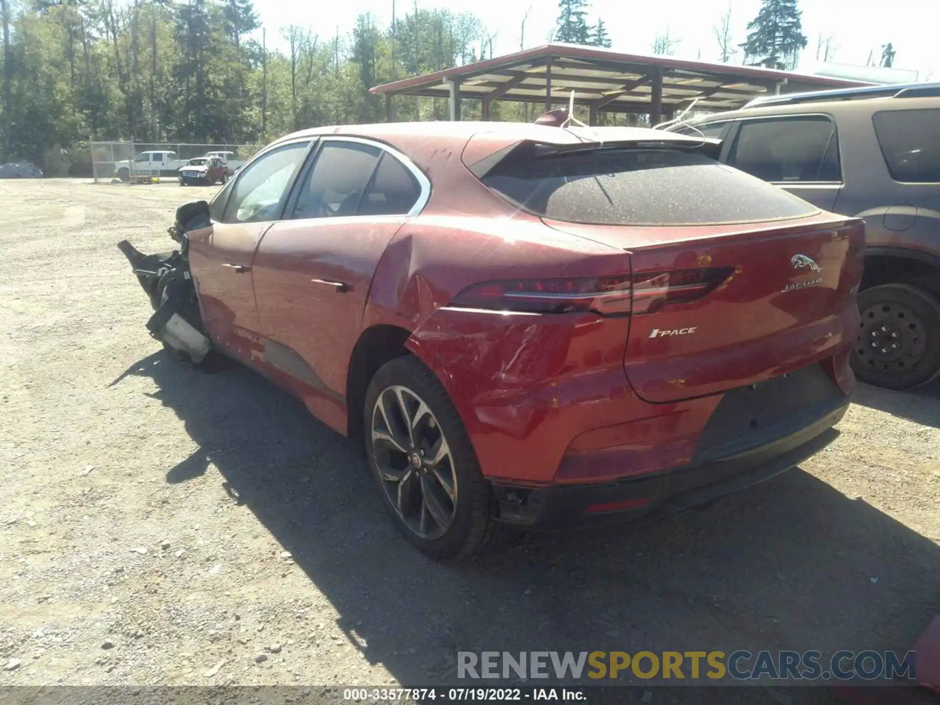 3 Photograph of a damaged car SADHD2S11L1F88702 JAGUAR I-PACE 2020