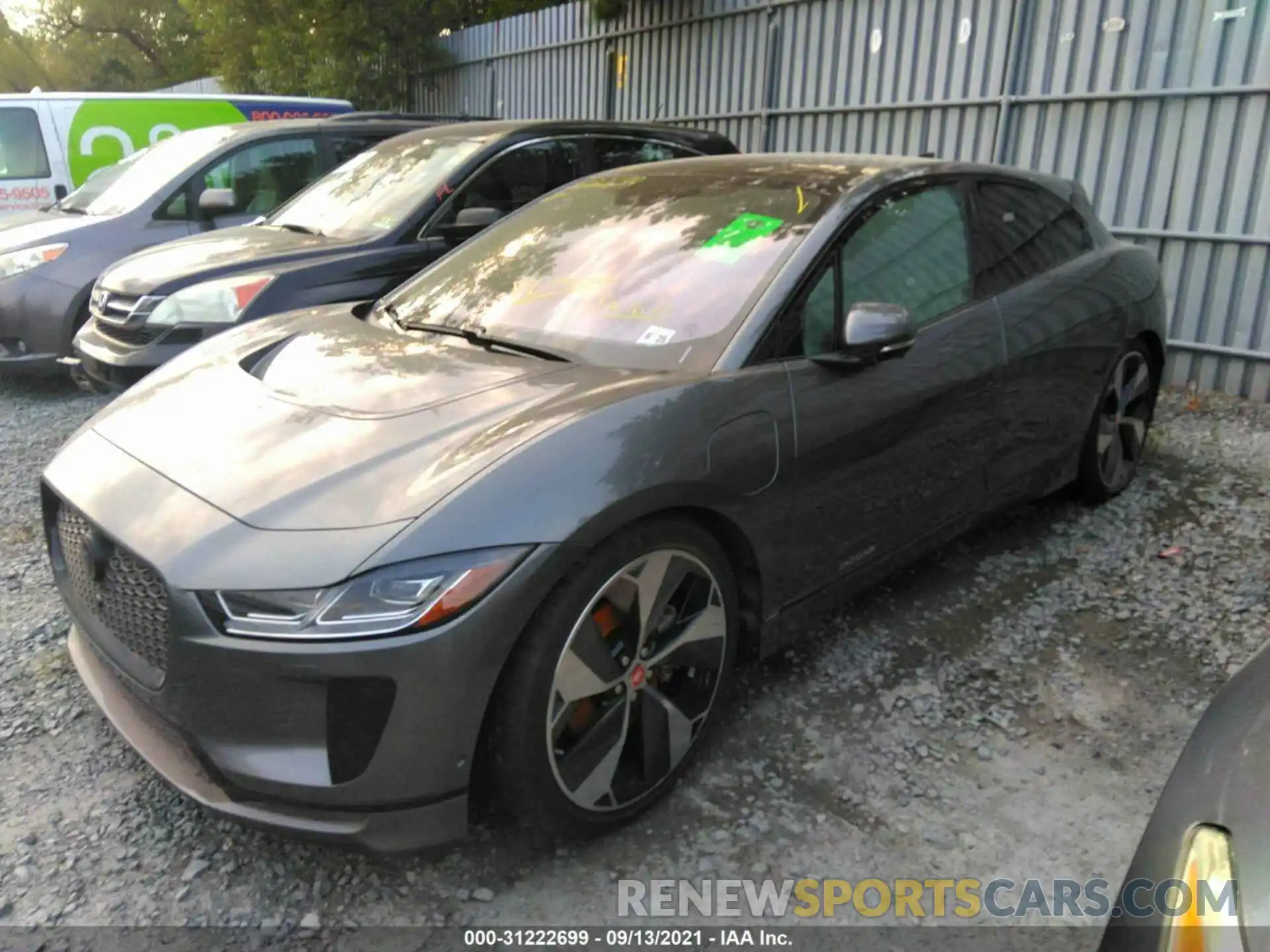 2 Фотография поврежденного автомобиля SADHD2S15L1F83647 JAGUAR I-PACE 2020