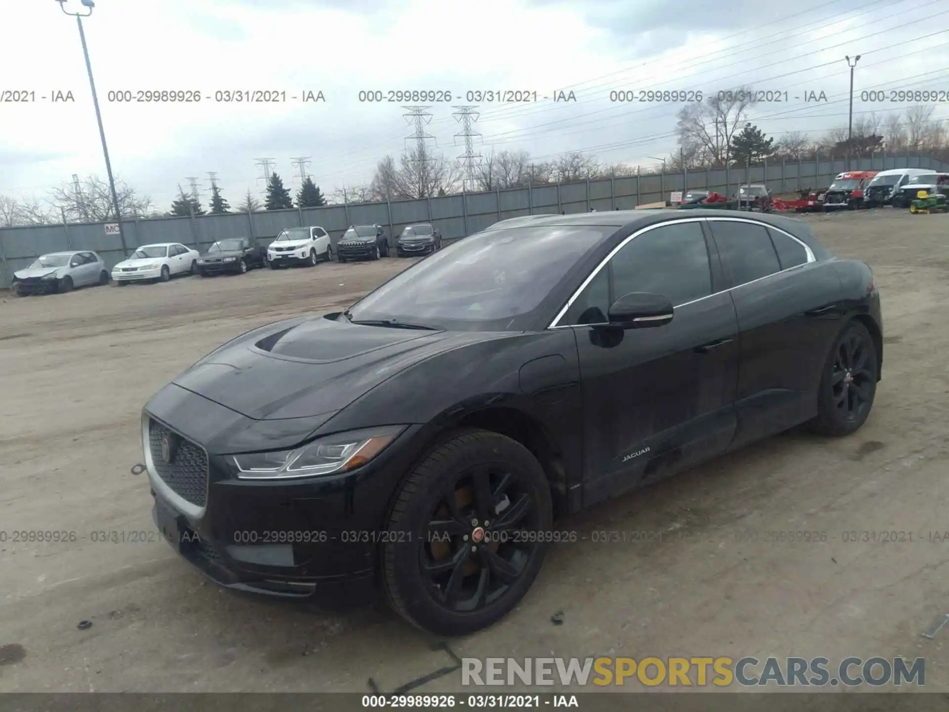 2 Фотография поврежденного автомобиля SADHD2S19L1F84381 JAGUAR I-PACE 2020