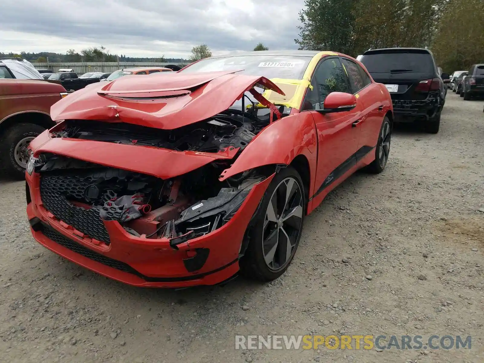 2 Photograph of a damaged car SADHD2S15K1F60271 JAGUAR I-PACE FIR 2019