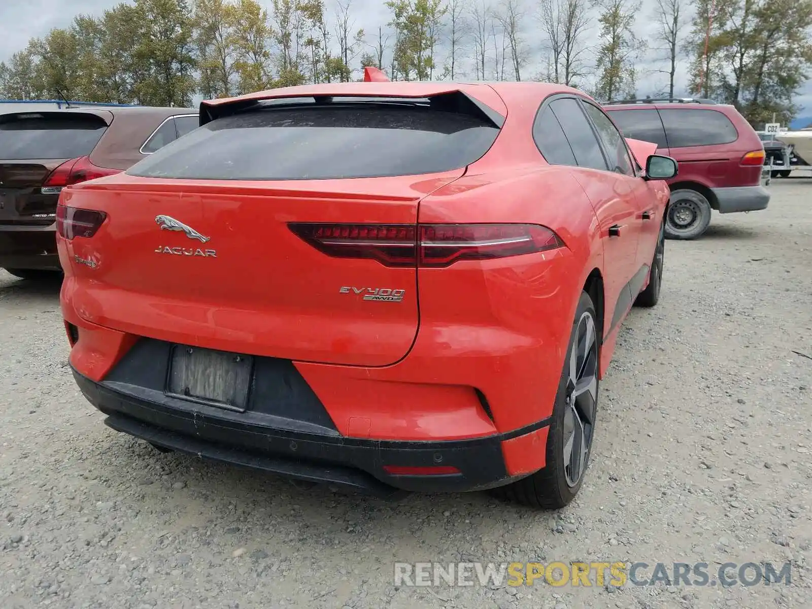 4 Фотография поврежденного автомобиля SADHD2S15K1F60271 JAGUAR I-PACE FIR 2019