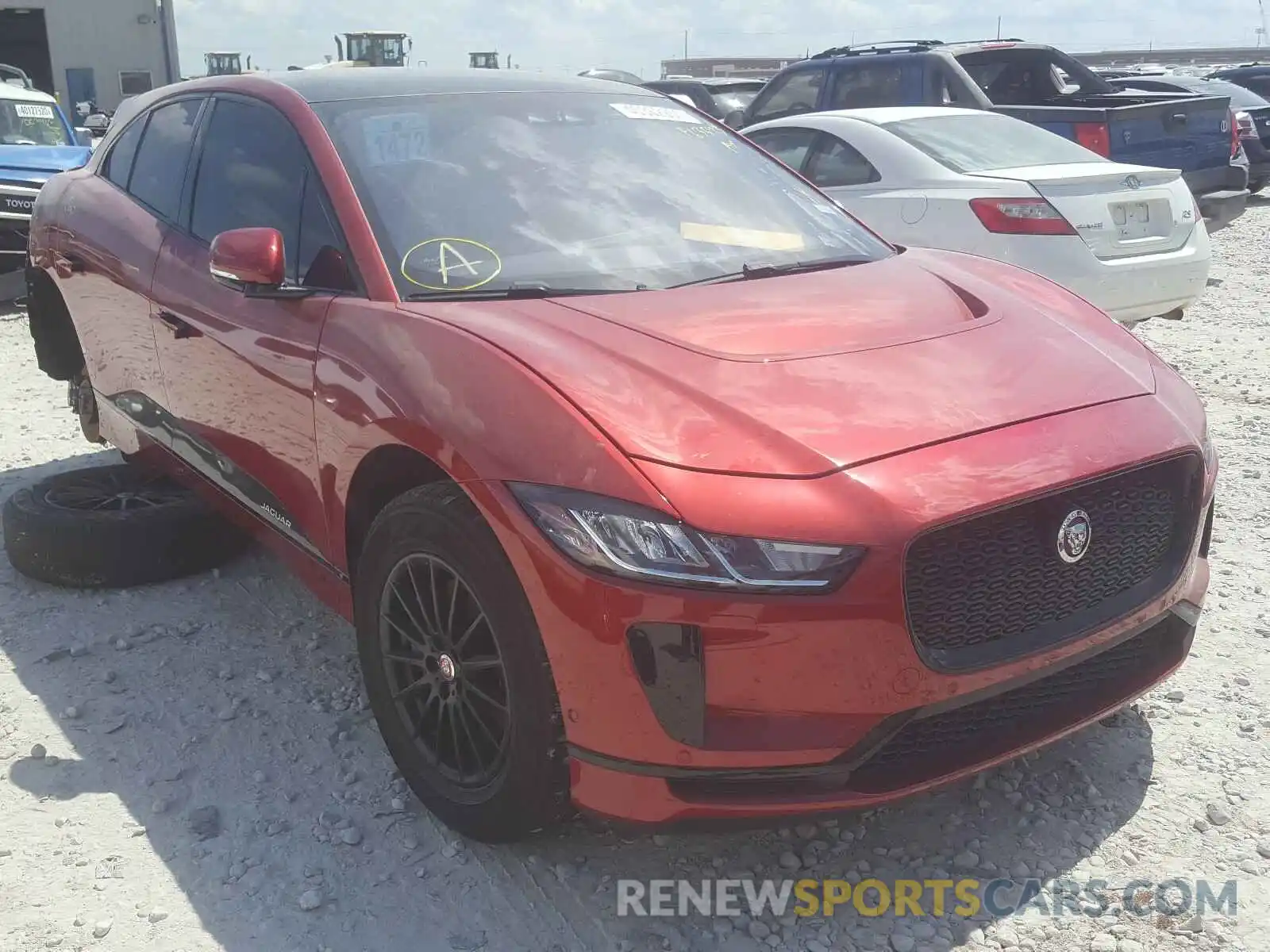 1 Фотография поврежденного автомобиля SADHB2S11K1F63593 JAGUAR I-PACE S 2019