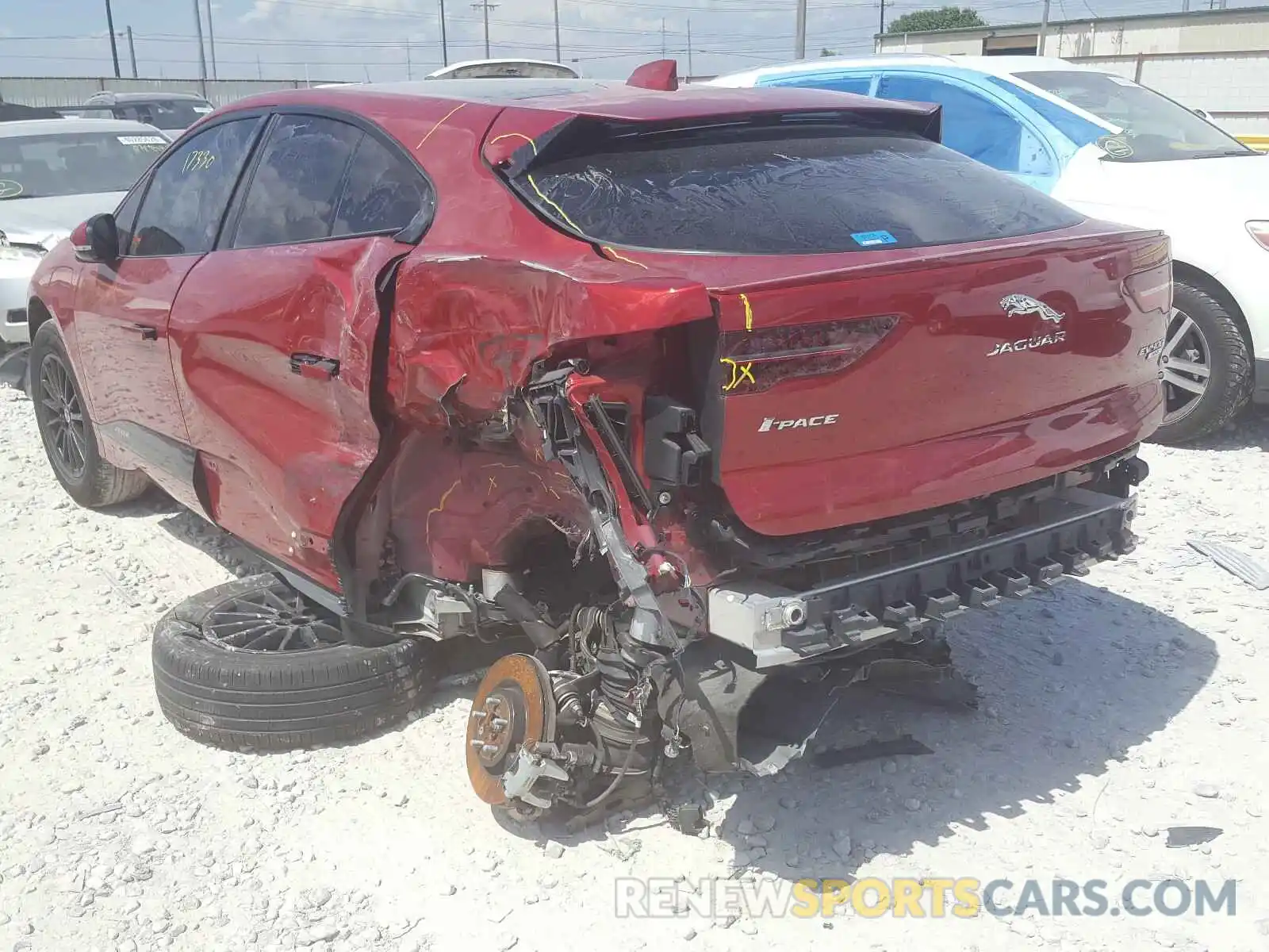 3 Photograph of a damaged car SADHB2S11K1F63593 JAGUAR I-PACE S 2019