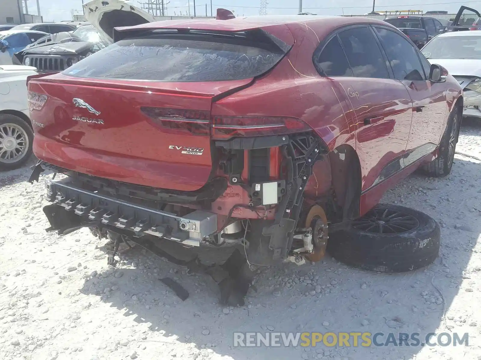 4 Photograph of a damaged car SADHB2S11K1F63593 JAGUAR I-PACE S 2019