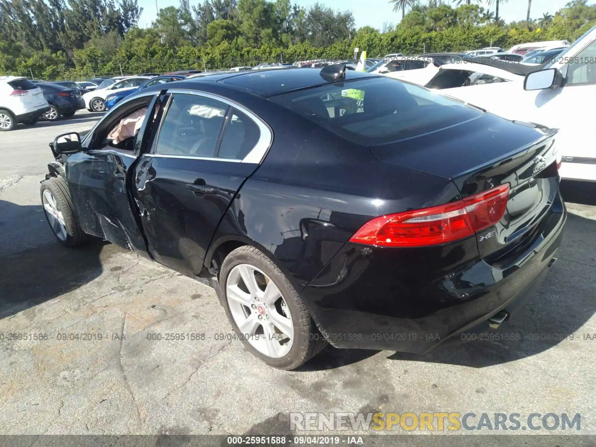 3 Photograph of a damaged car SAJAD4FX0KCP51350 JAGUAR XE 2019