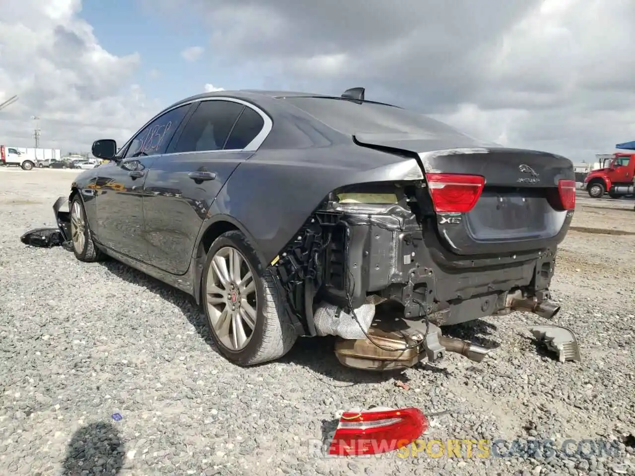 3 Photograph of a damaged car SAJAD4FX0KCP51574 JAGUAR XE 2019